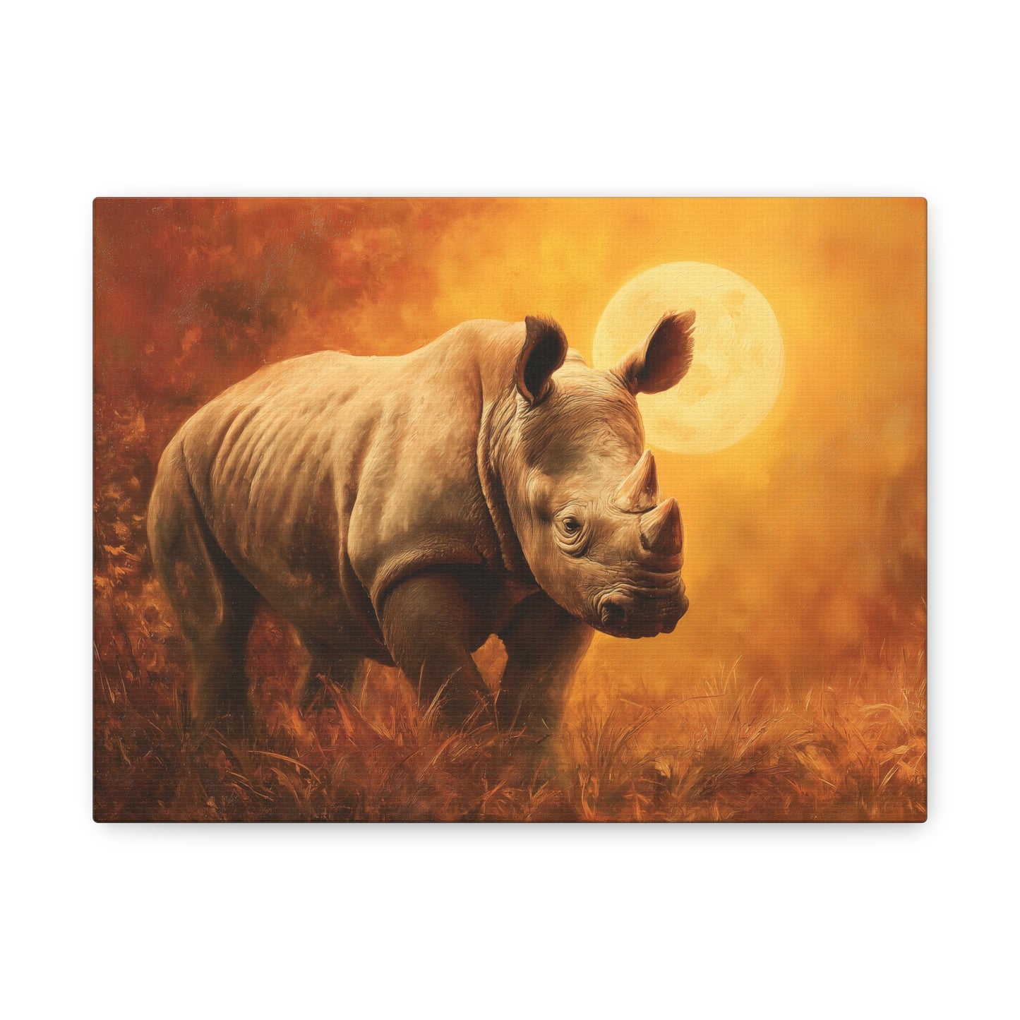 Rhino Nature Art - Canvas