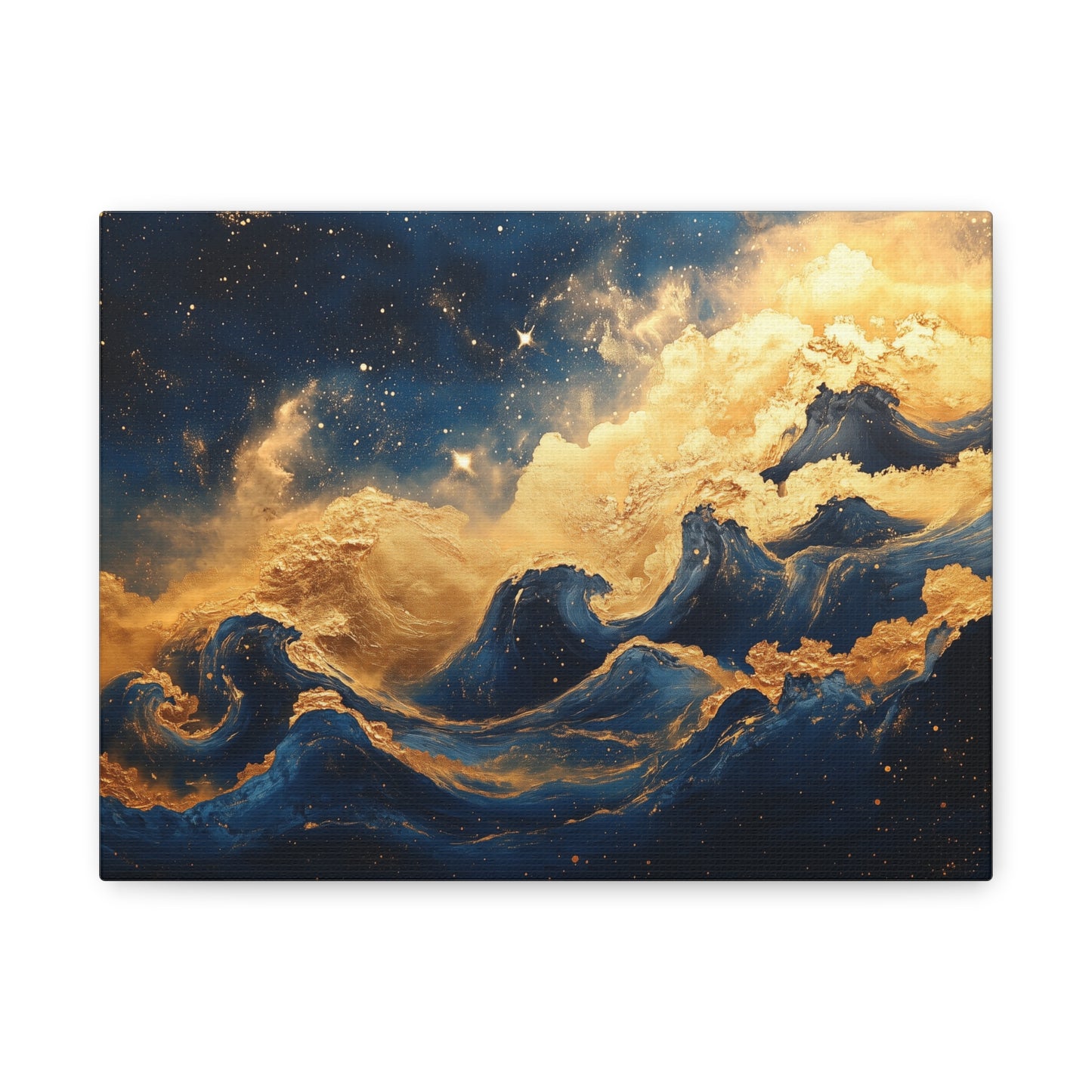 Gold Leaf Star Nursery - Canvas