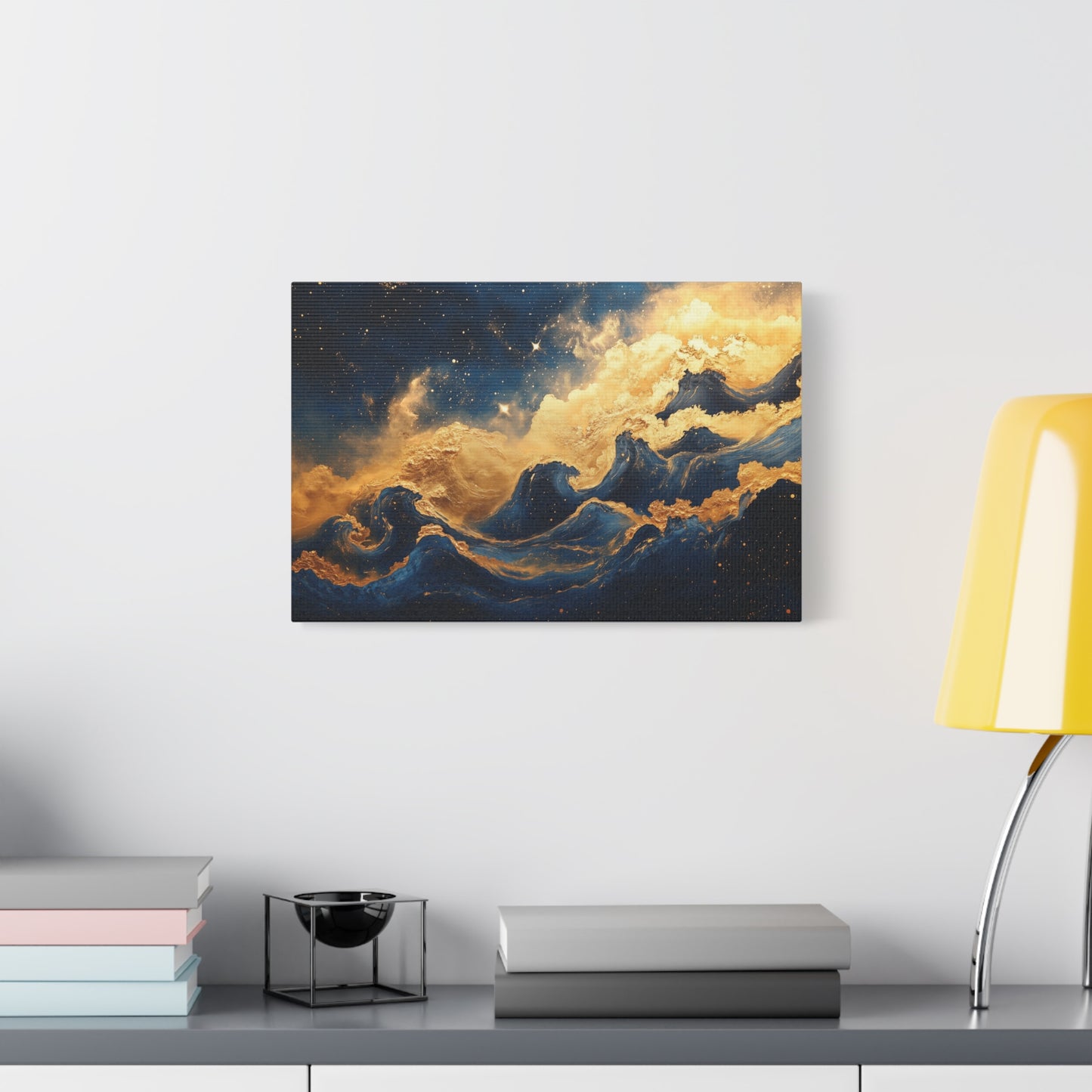 Gold Leaf Star Nursery - Canvas