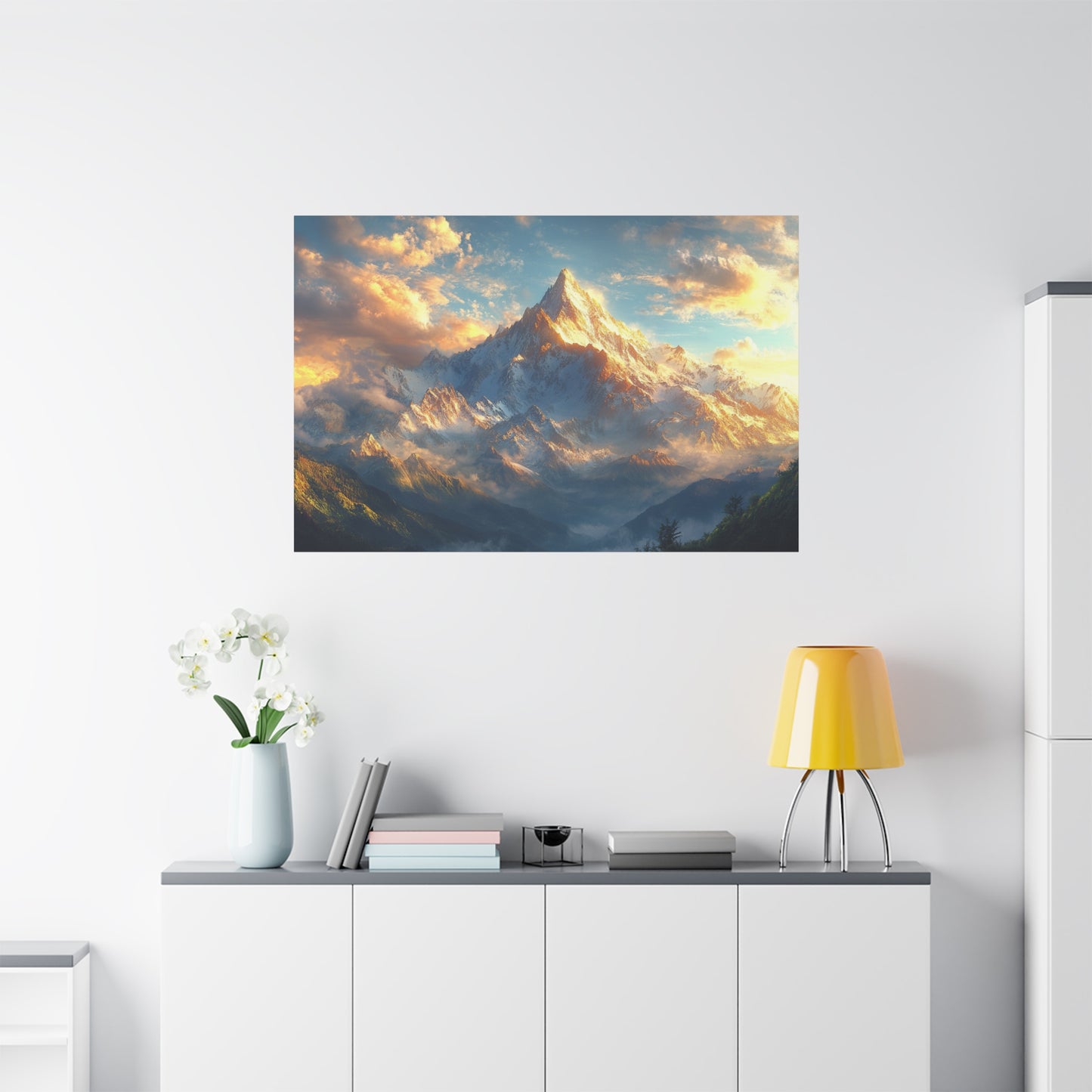Majestic Glory Beautiful Mountain View - Canvas
