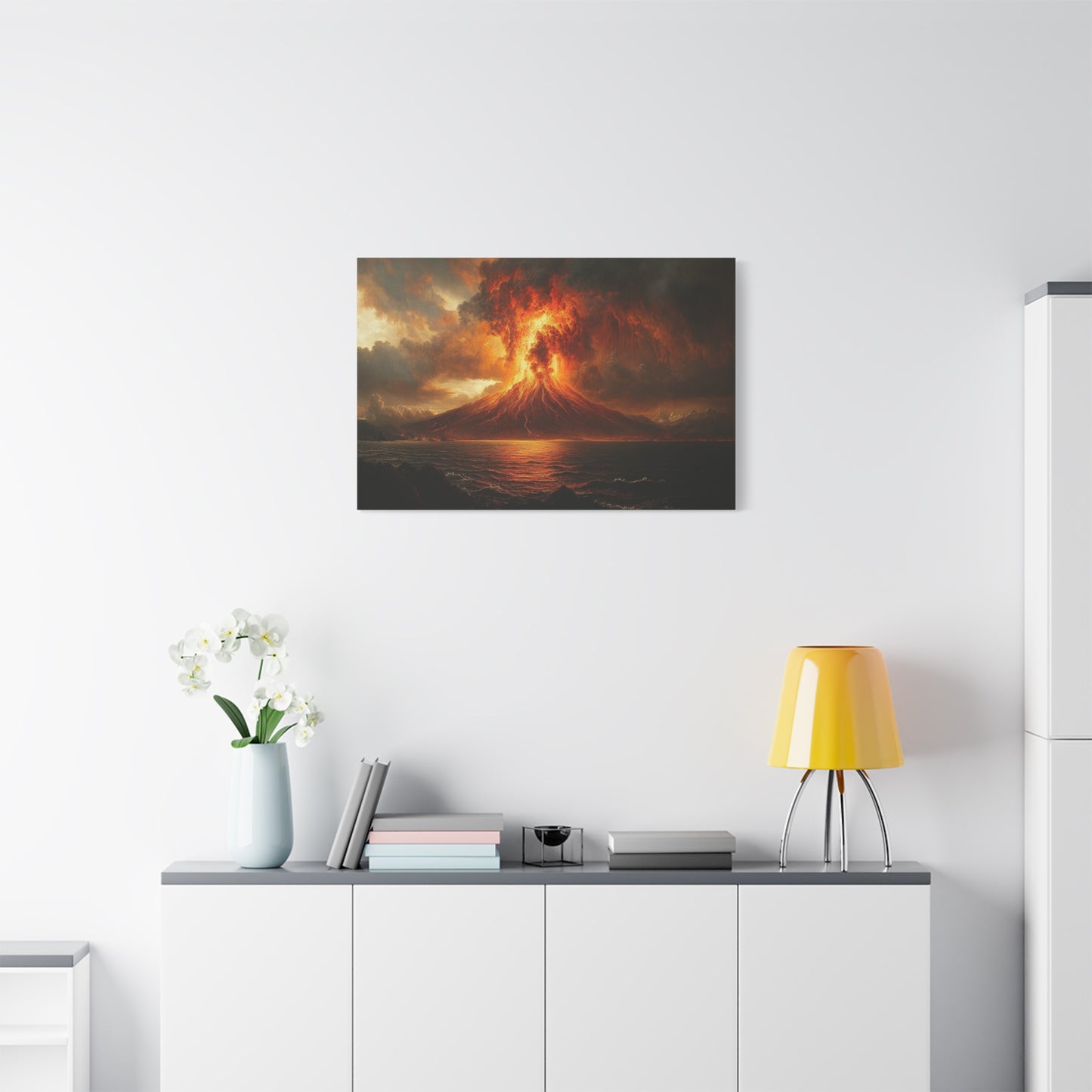 Volcanic Eruption Art - Canvas