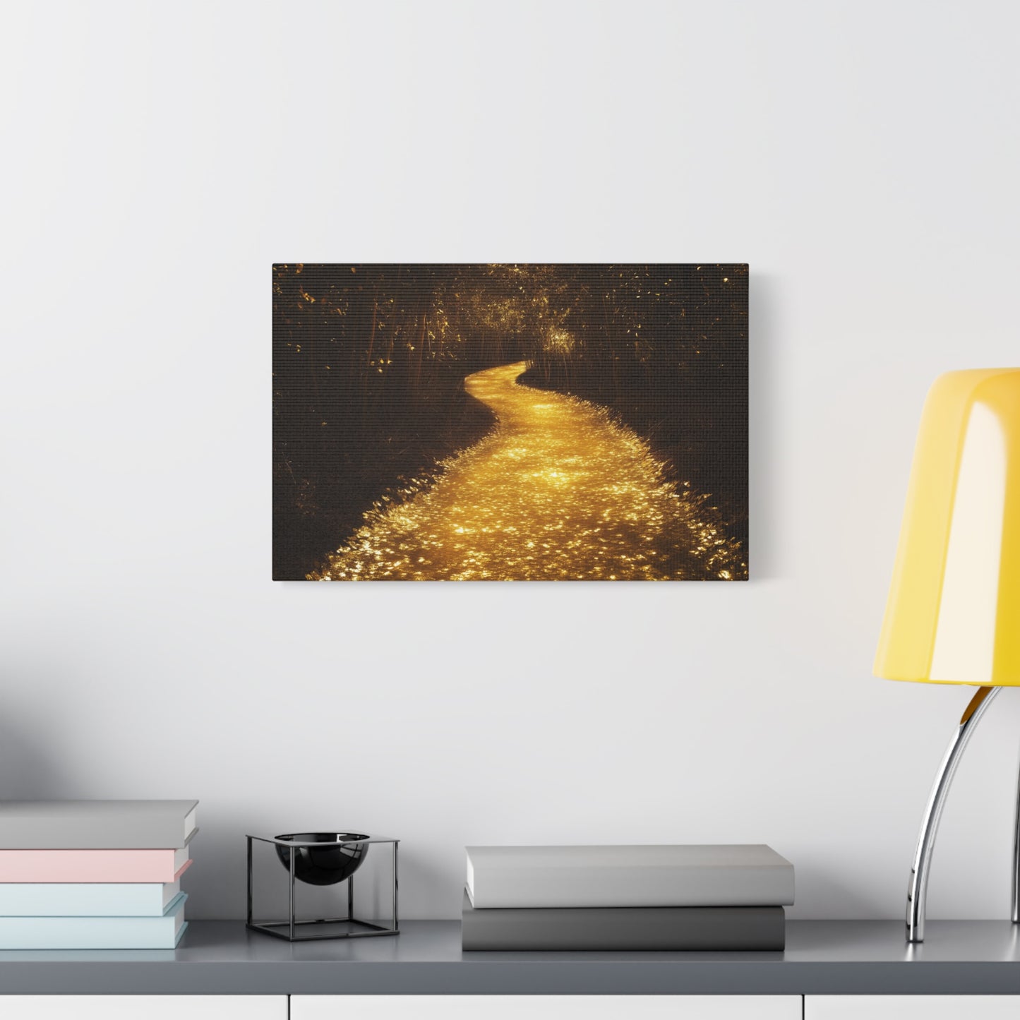 Gold Leaf Magical Golden Pathway - Canvas