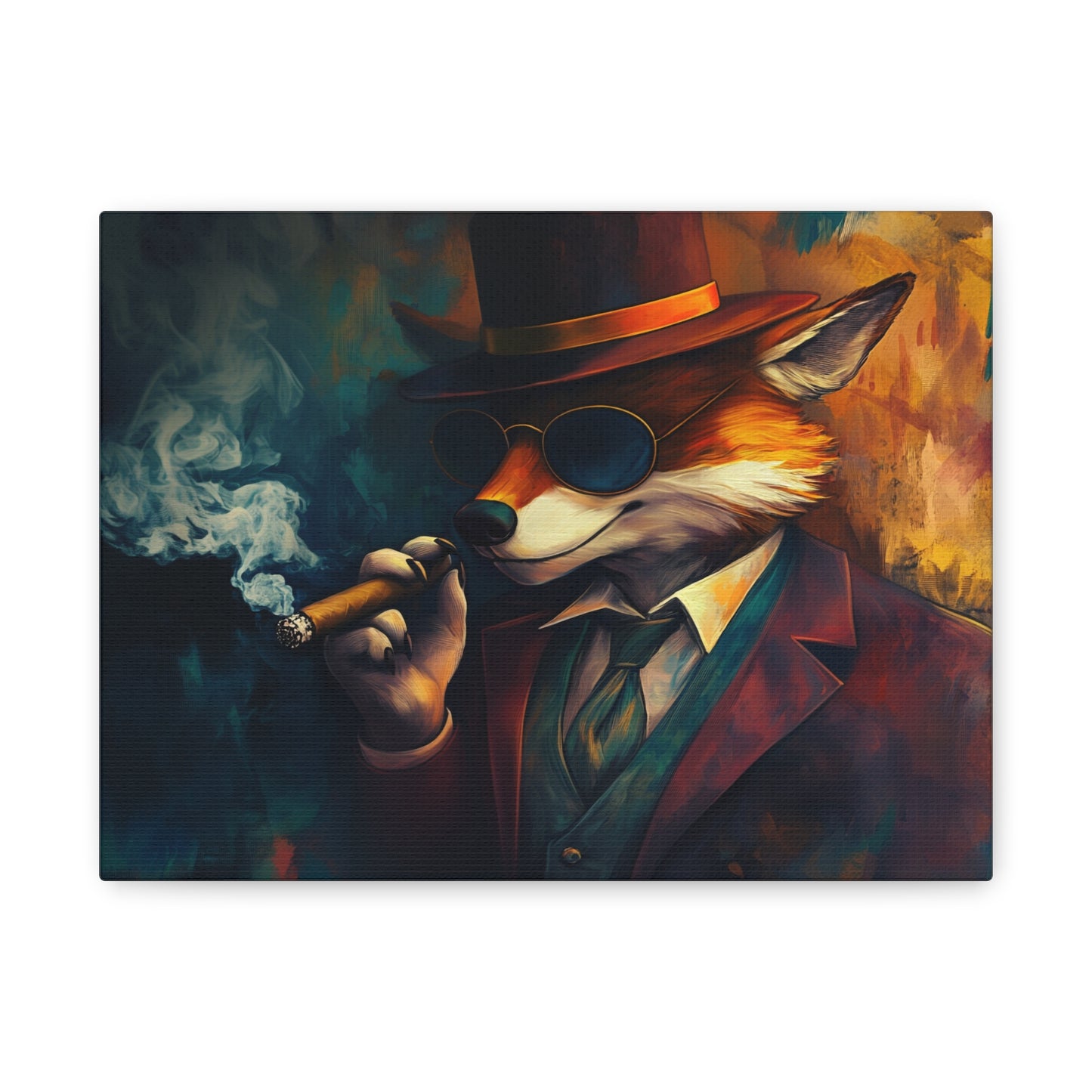 Gangster Fox Art - Canvas