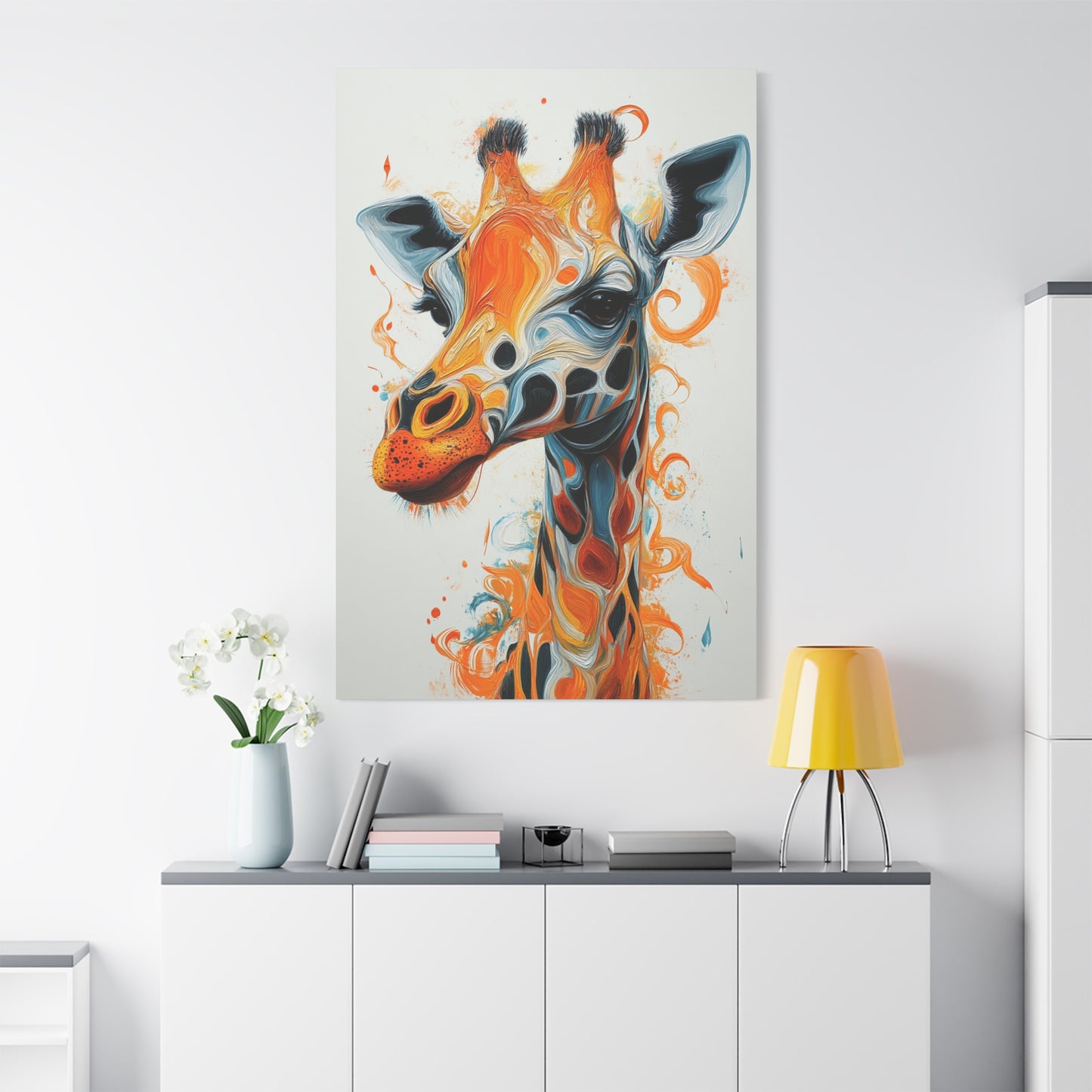 Giraffe Creativity - Canvas