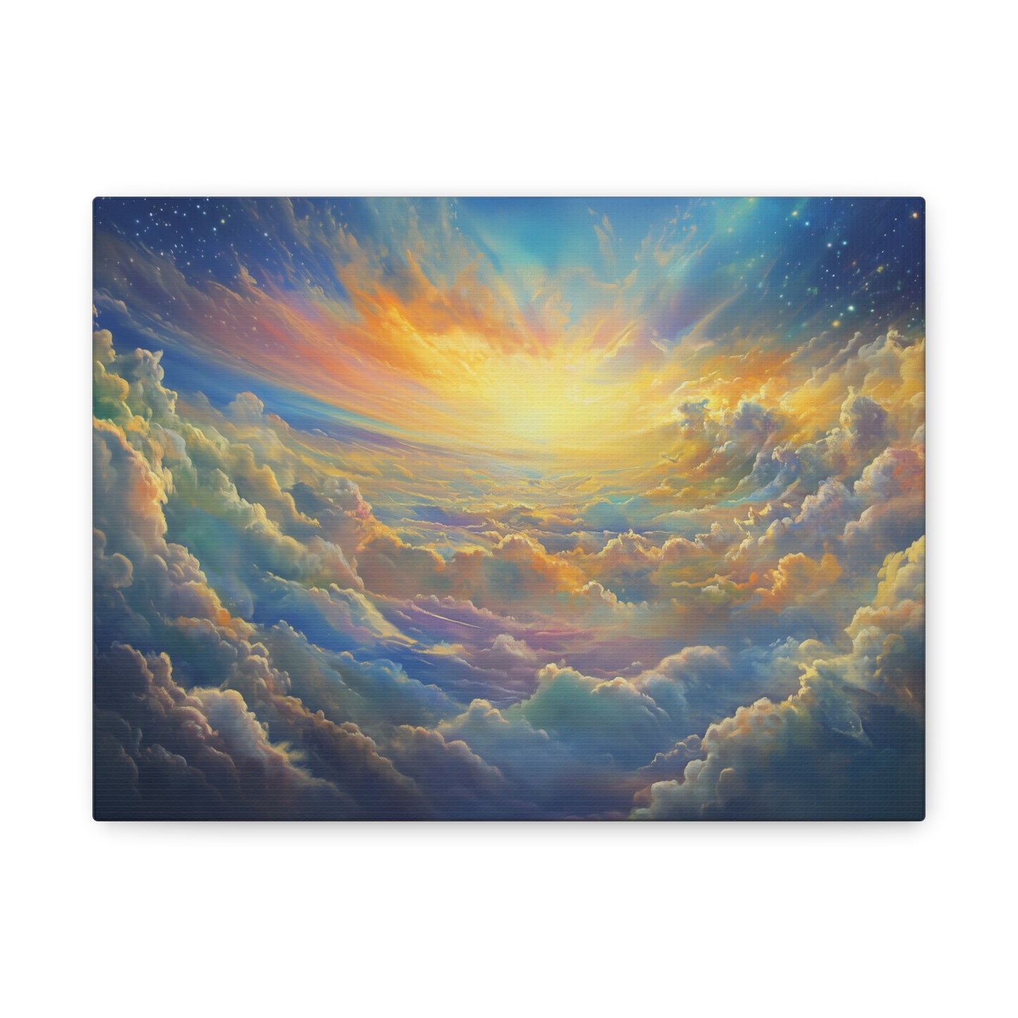 Serene Colorful Sky Art - Canvas