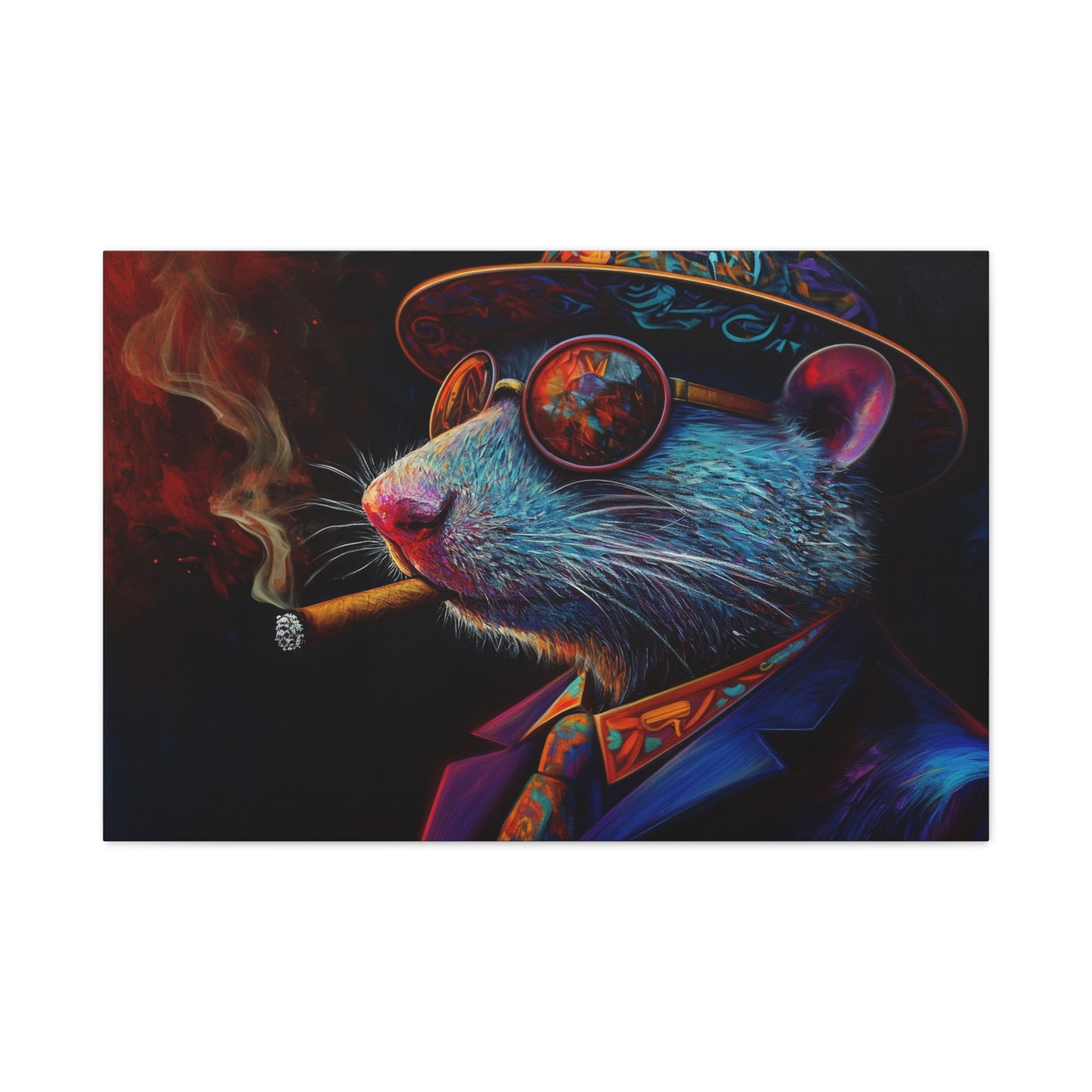 Gangster Rat Art - Canvas