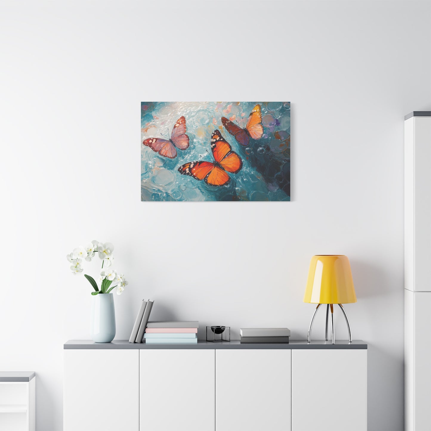 Abstract 3 Butterfly Art - Canvas
