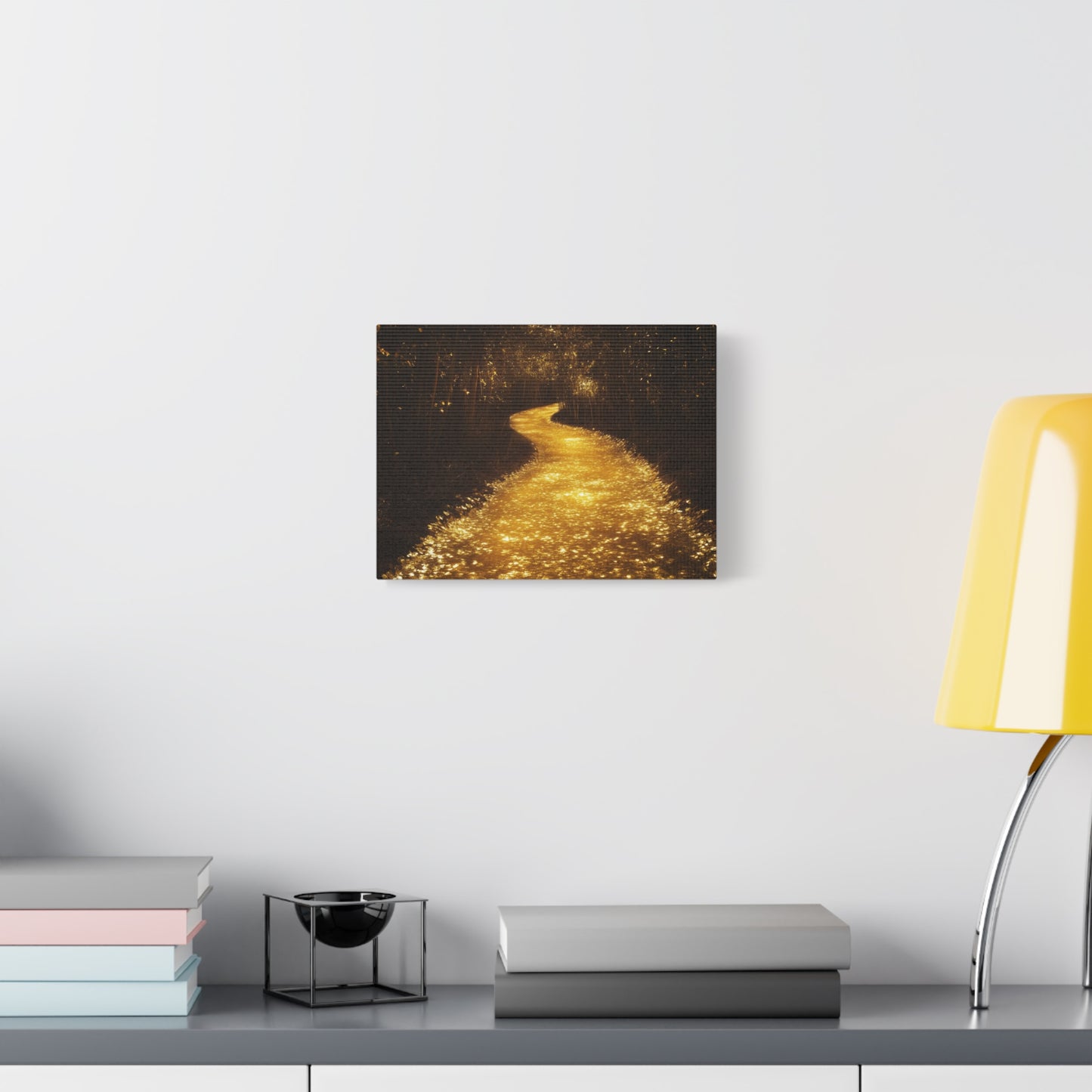 Gold Leaf Magical Golden Pathway - Canvas