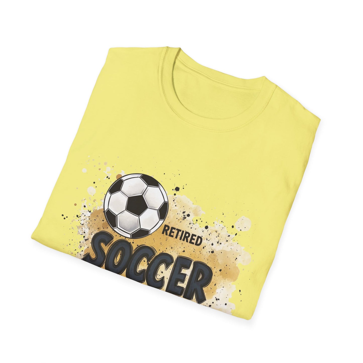 Retired Soccer Prodigy, Unisex Softstyle T-Shirt