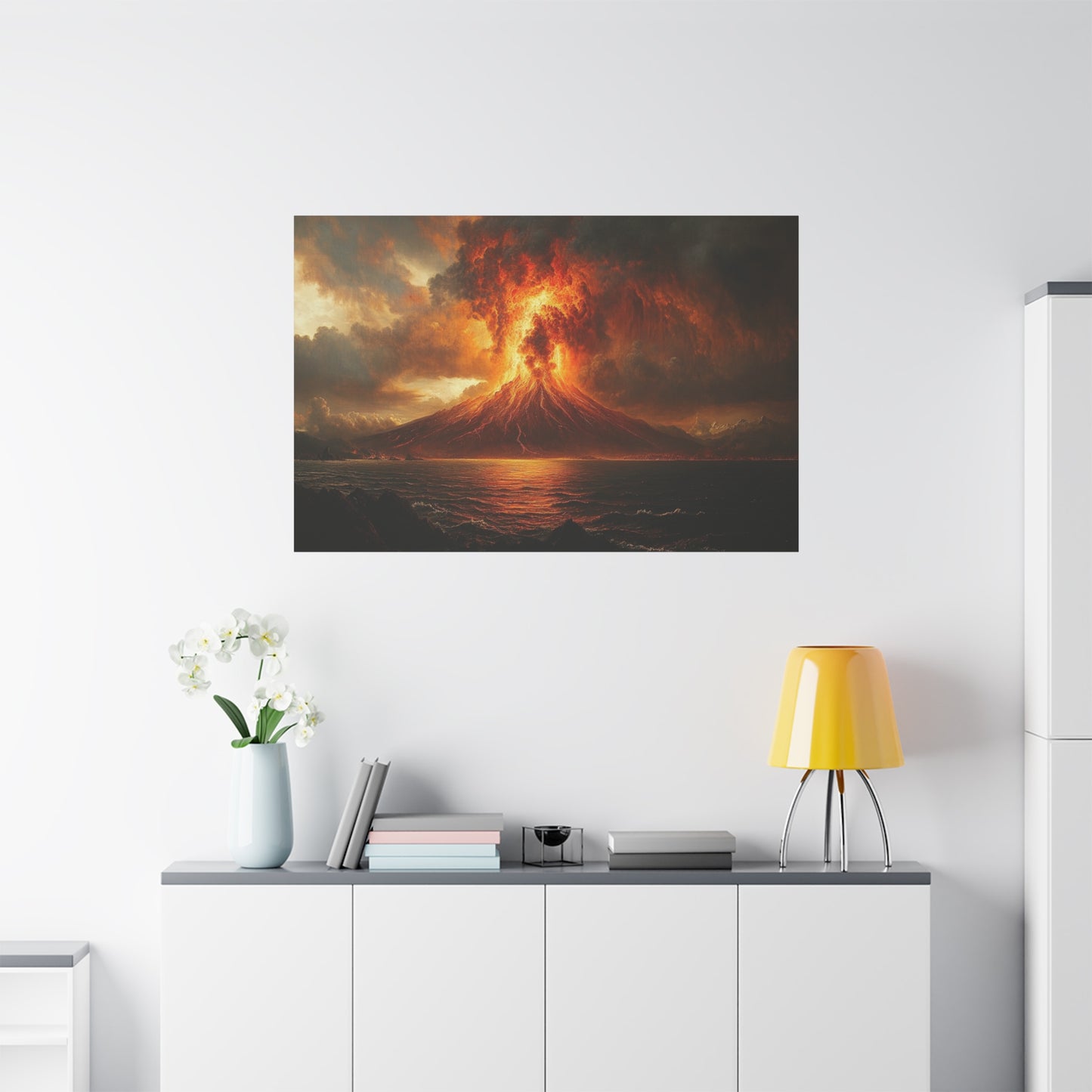 Volcanic Eruption Art - Canvas
