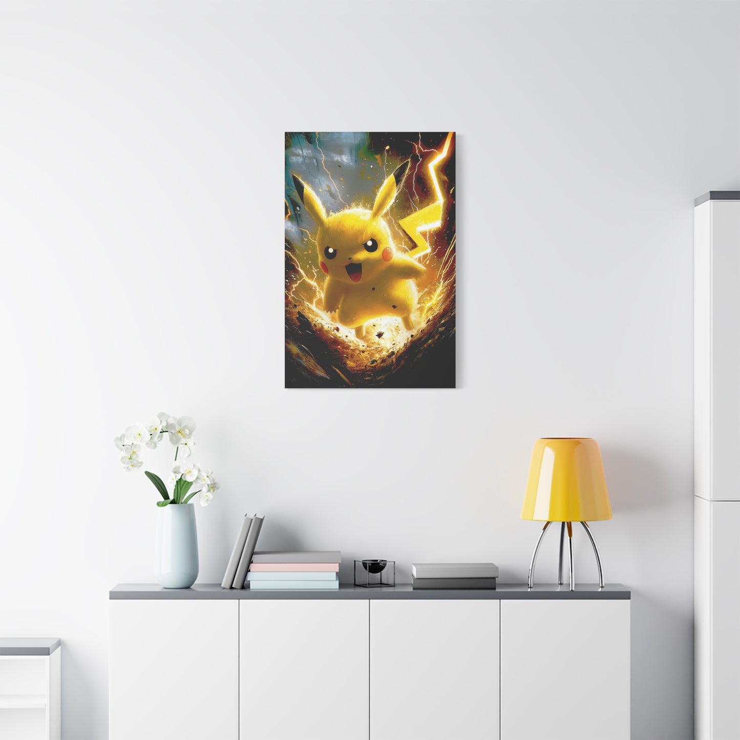 Lightning Mouse Thunderbolt Art - Canvas