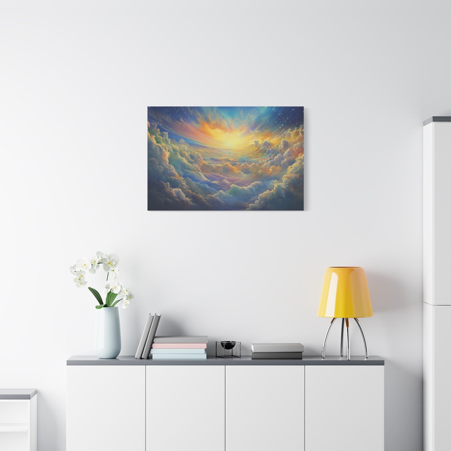 Serene Colorful Sky Art - Canvas