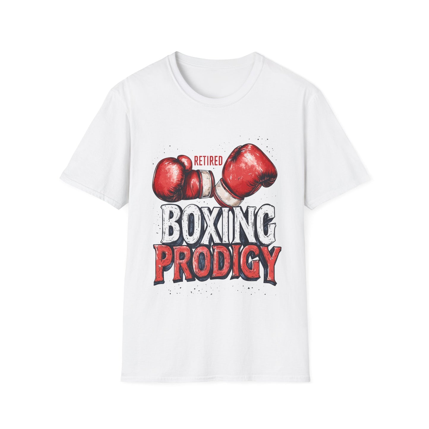 Retired Boxing Prodigy, Unisex Softstyle T-Shirt