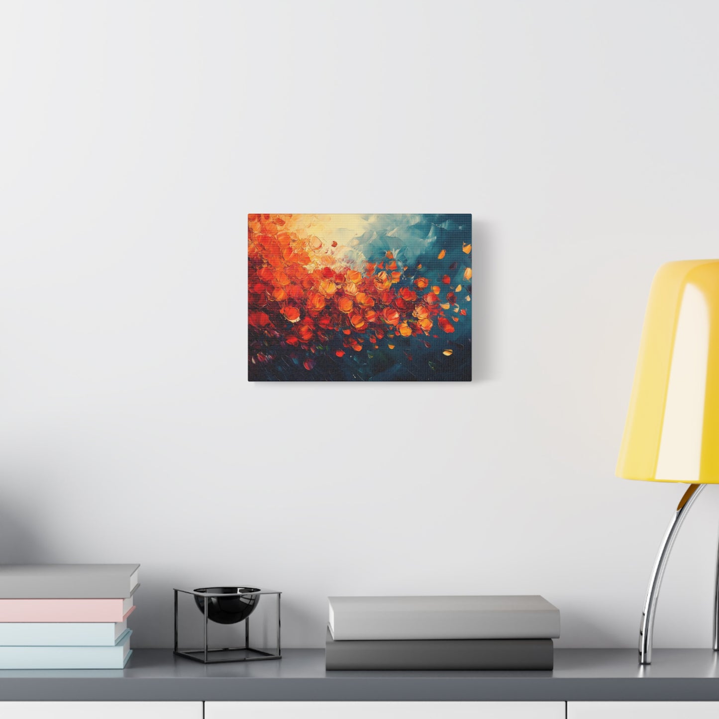 Fiery Floral - Canvas