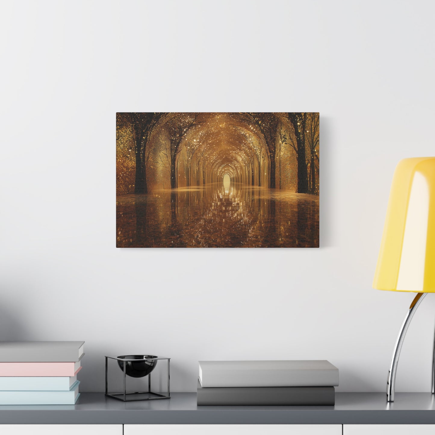 Enchanting Golden Path Art - Canvas