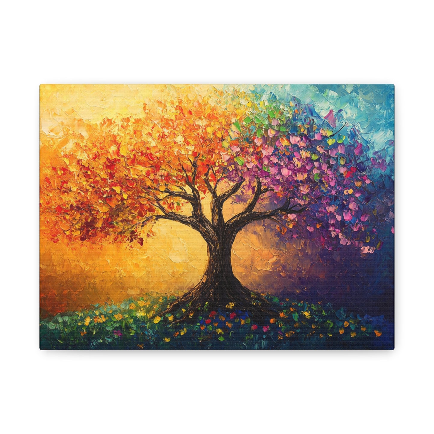 The Tree Of Colors - Canvas