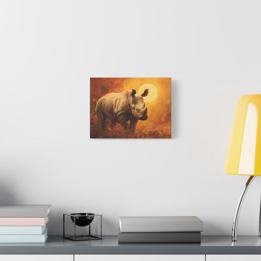 Rhino Nature Art - Canvas