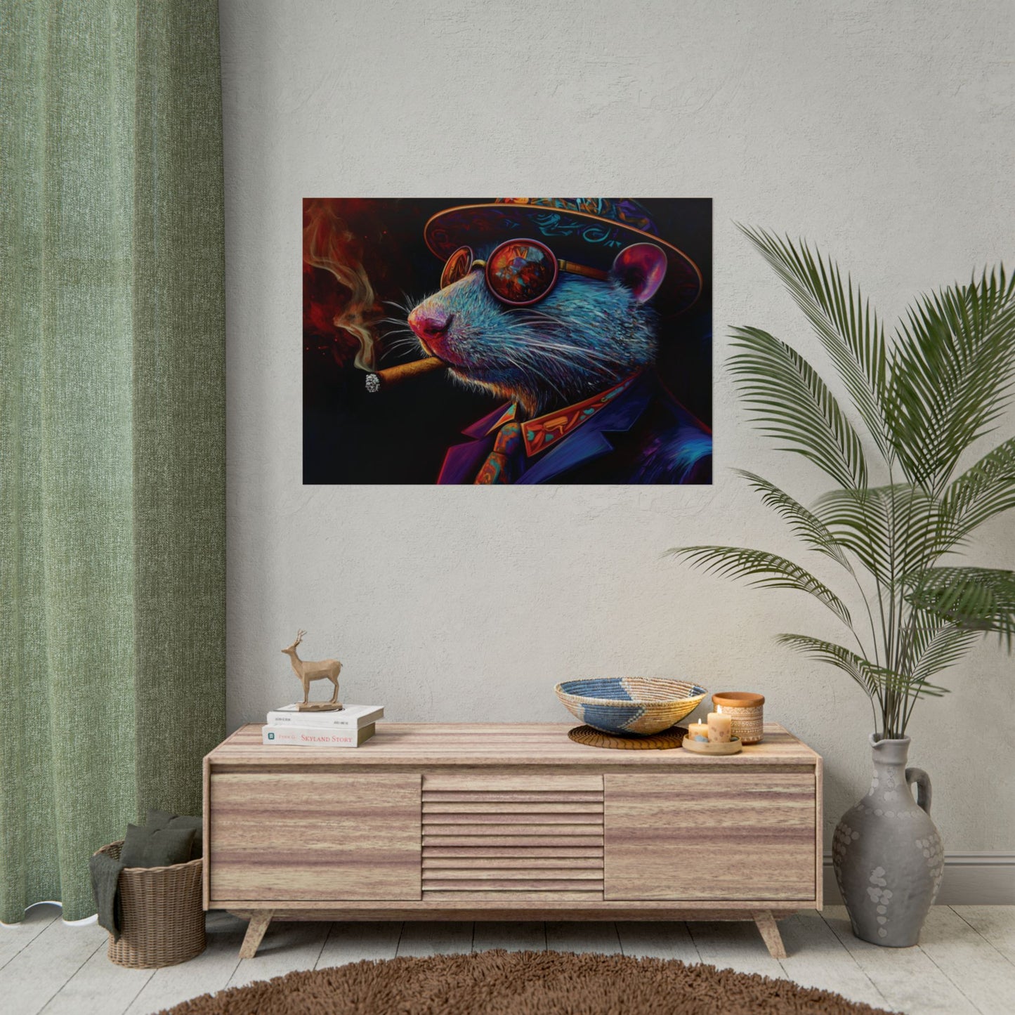 Gangster Rat Art - Premium Art Print