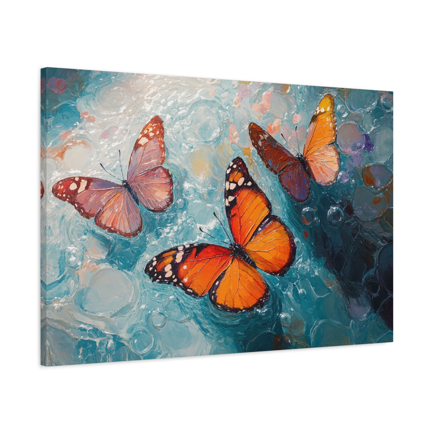 Abstract 3 Butterfly Art - Canvas