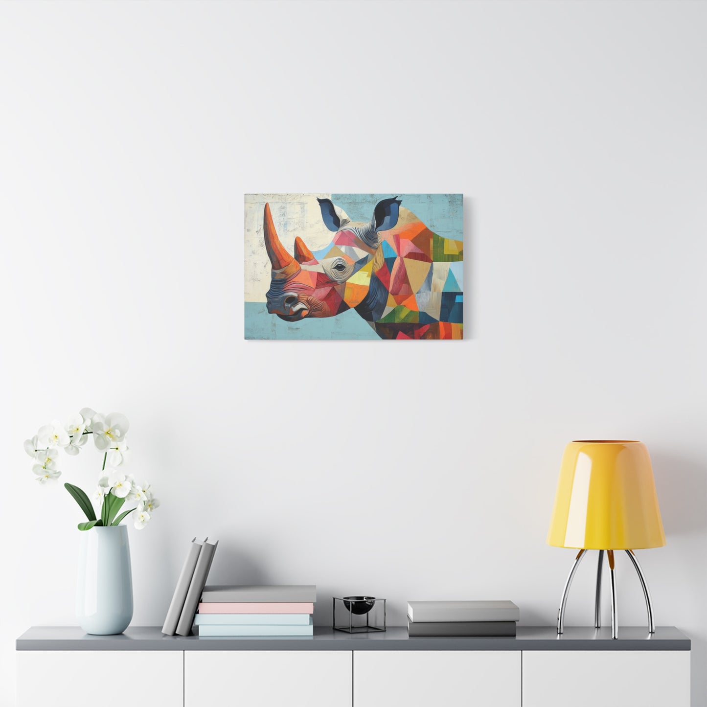 Abstract Rhino - Canvas