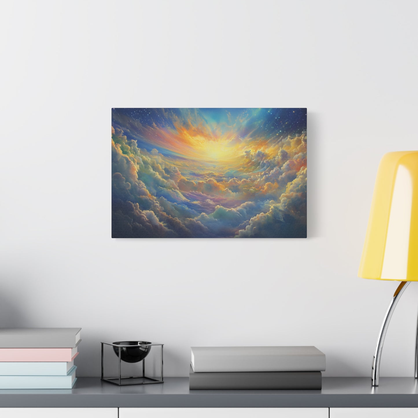 Serene Colorful Sky Art - Canvas