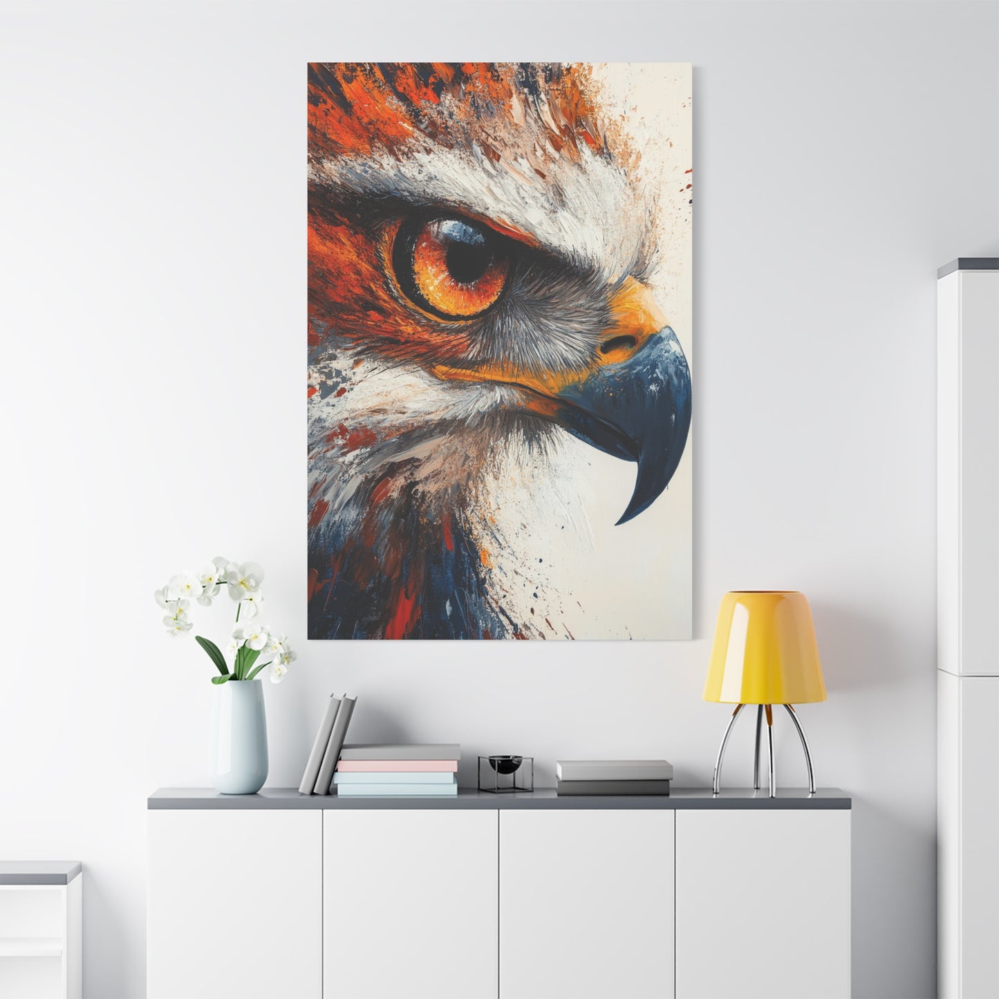 Abstract Eagle Art - Canvas