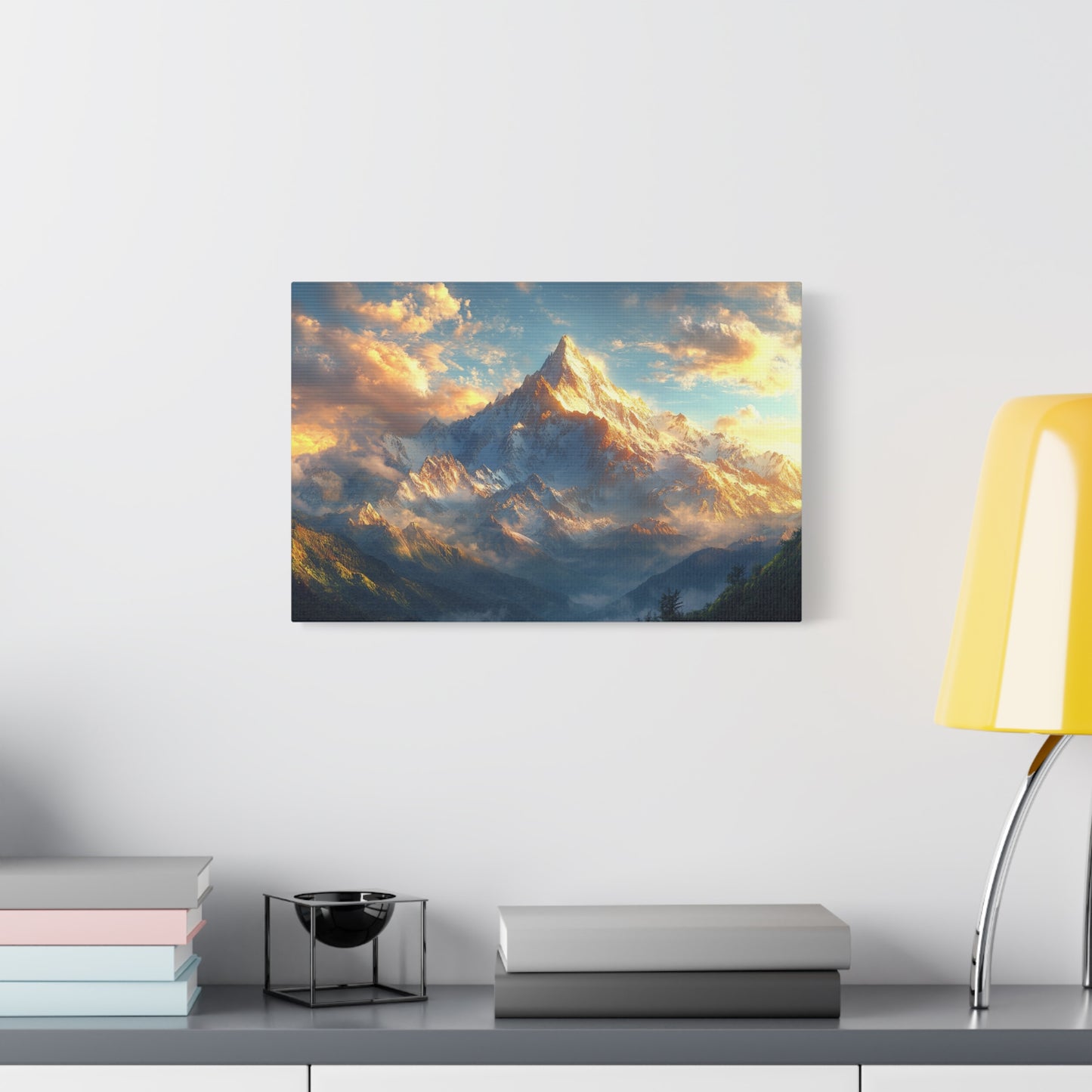 Majestic Glory Beautiful Mountain View - Canvas