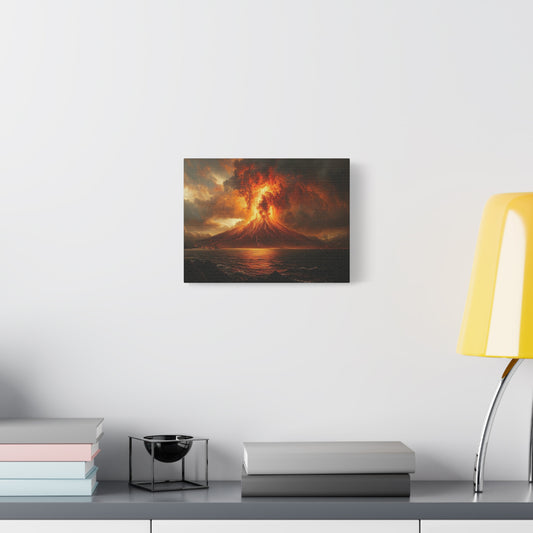 Volcanic Eruption Art - Canvas