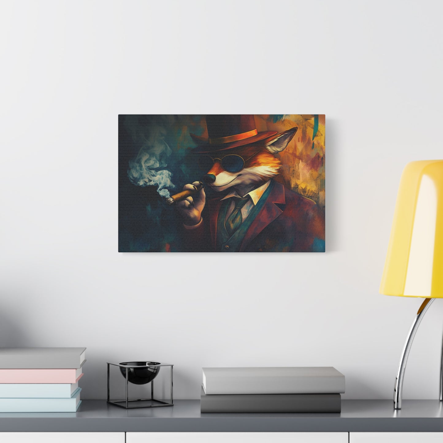 Gangster Fox Art - Canvas