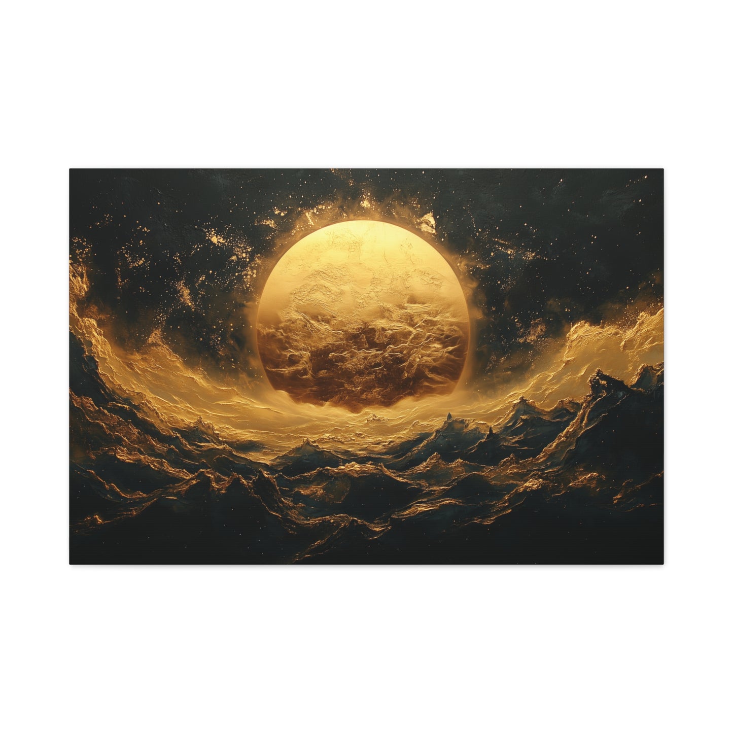 Gold Leaf Celestial View - Canvas