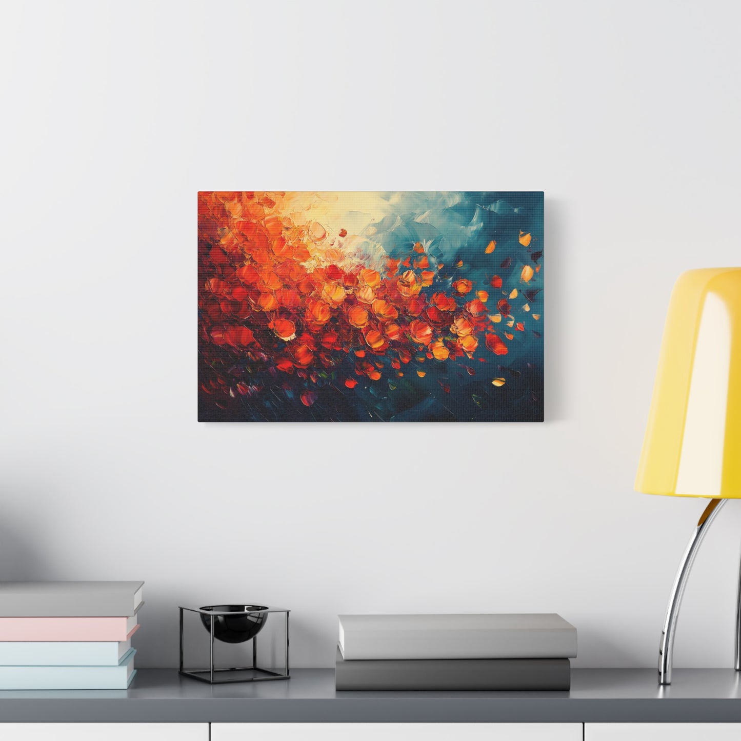 Fiery Floral - Canvas