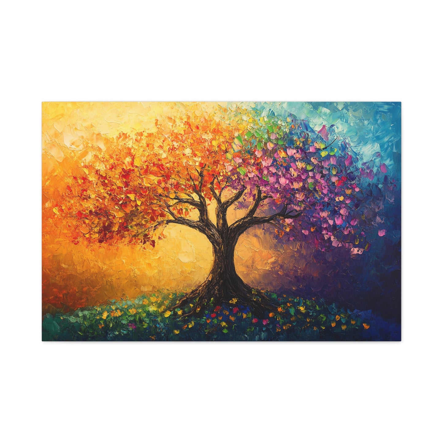 The Tree Of Colors - Canvas