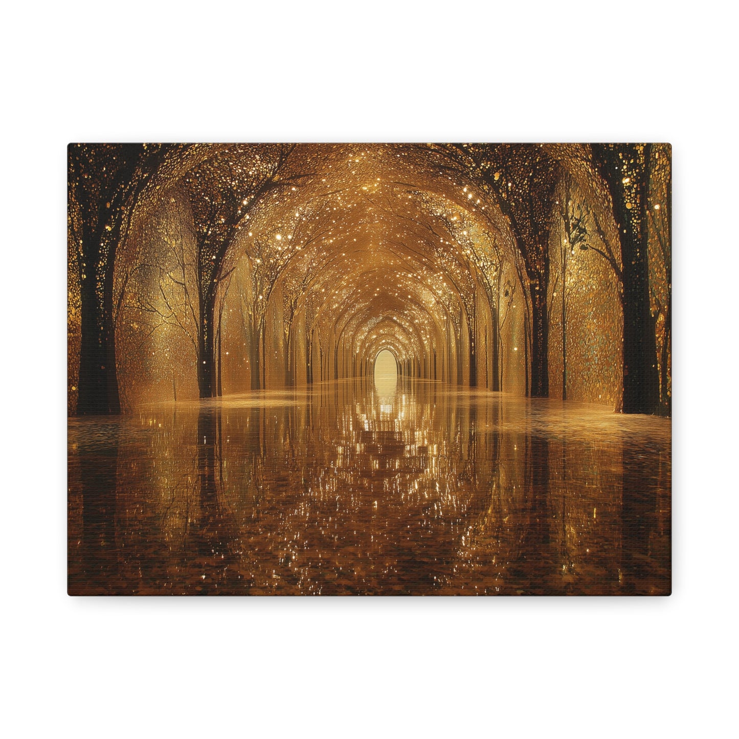 Enchanting Golden Path Art - Canvas