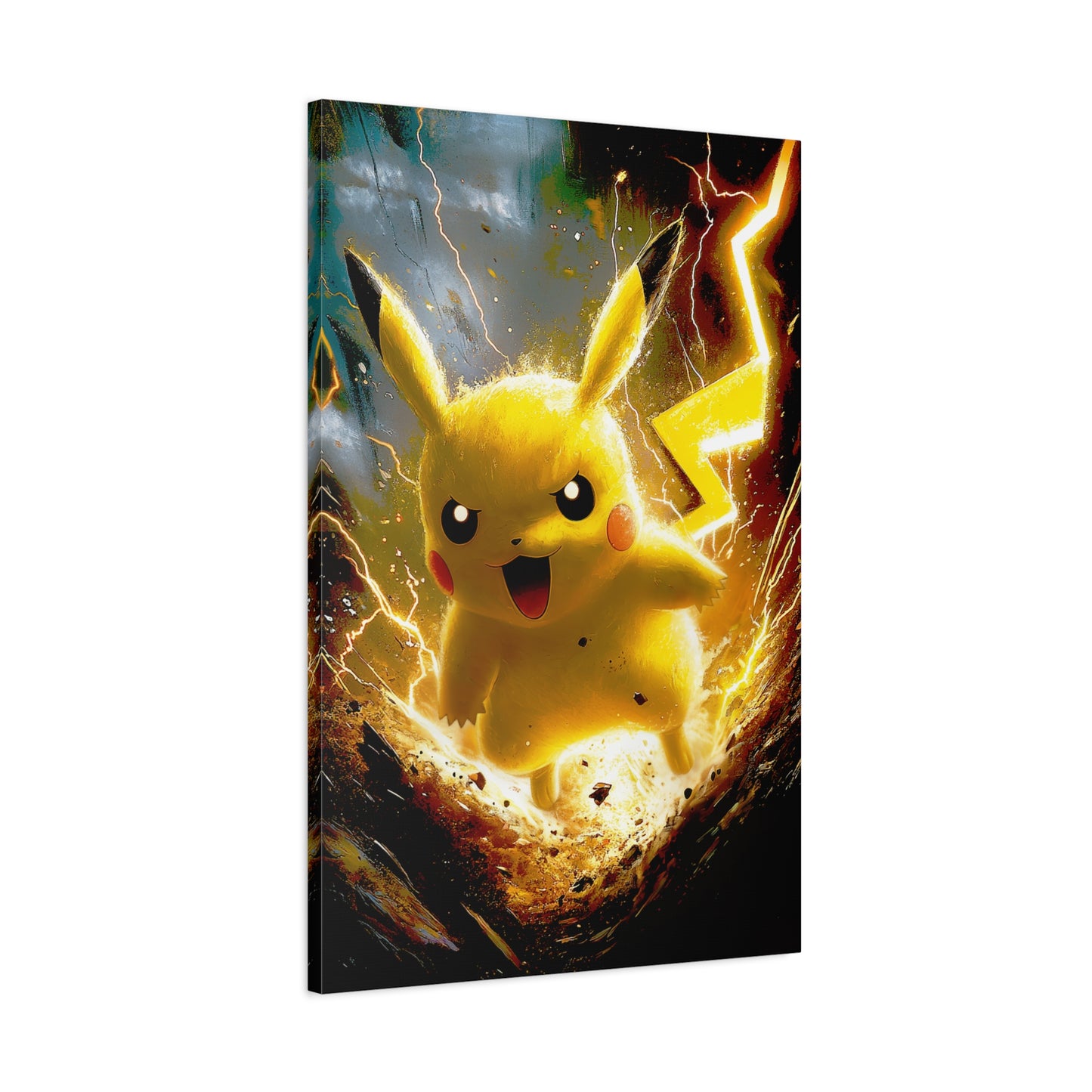 Lightning Mouse Thunderbolt Art - Canvas