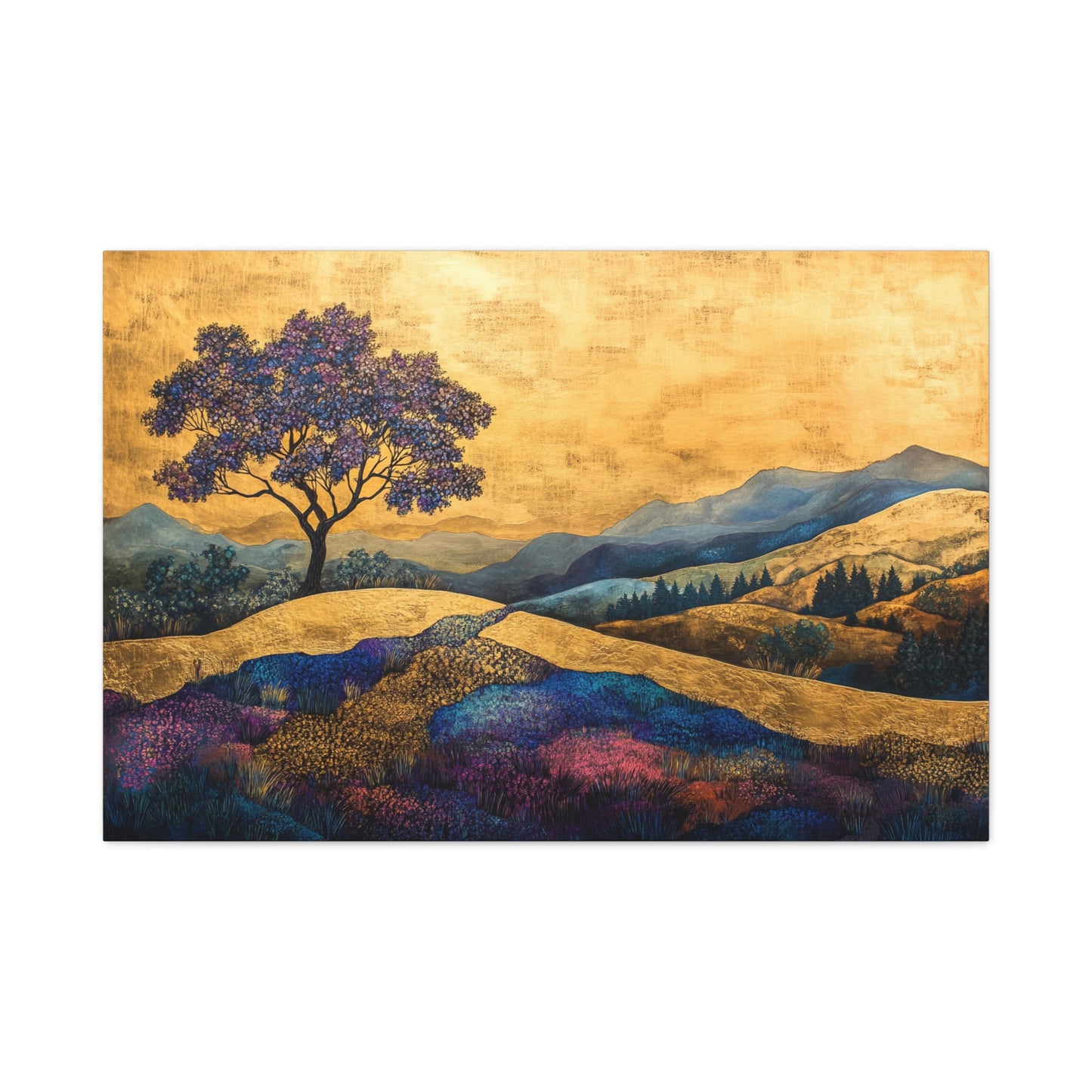 Gold Leaf Hills Landscape - Canvas