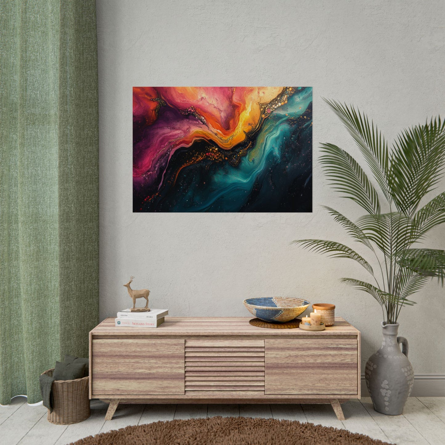 Galactic Sandscape - Premium Art Print