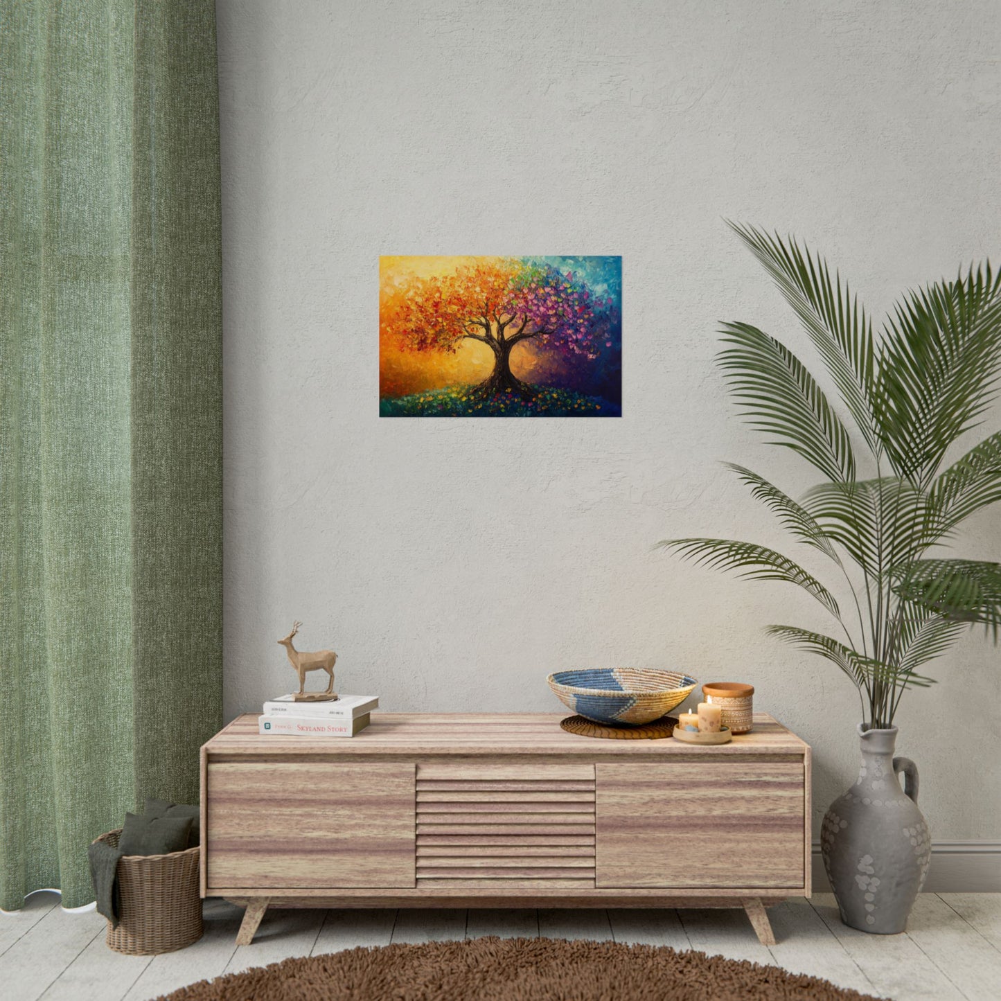 The Tree Of Colors - Premium Art Print