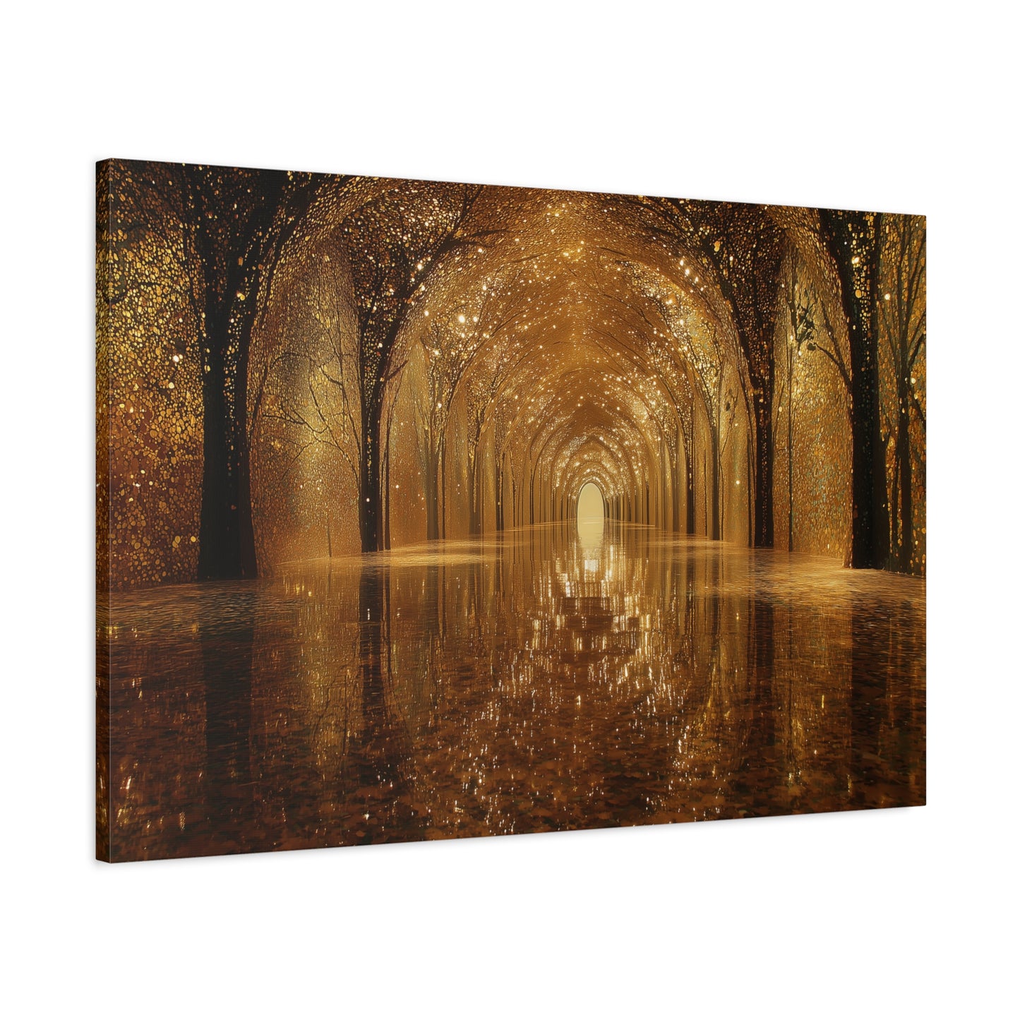 Enchanting Golden Path Art - Canvas