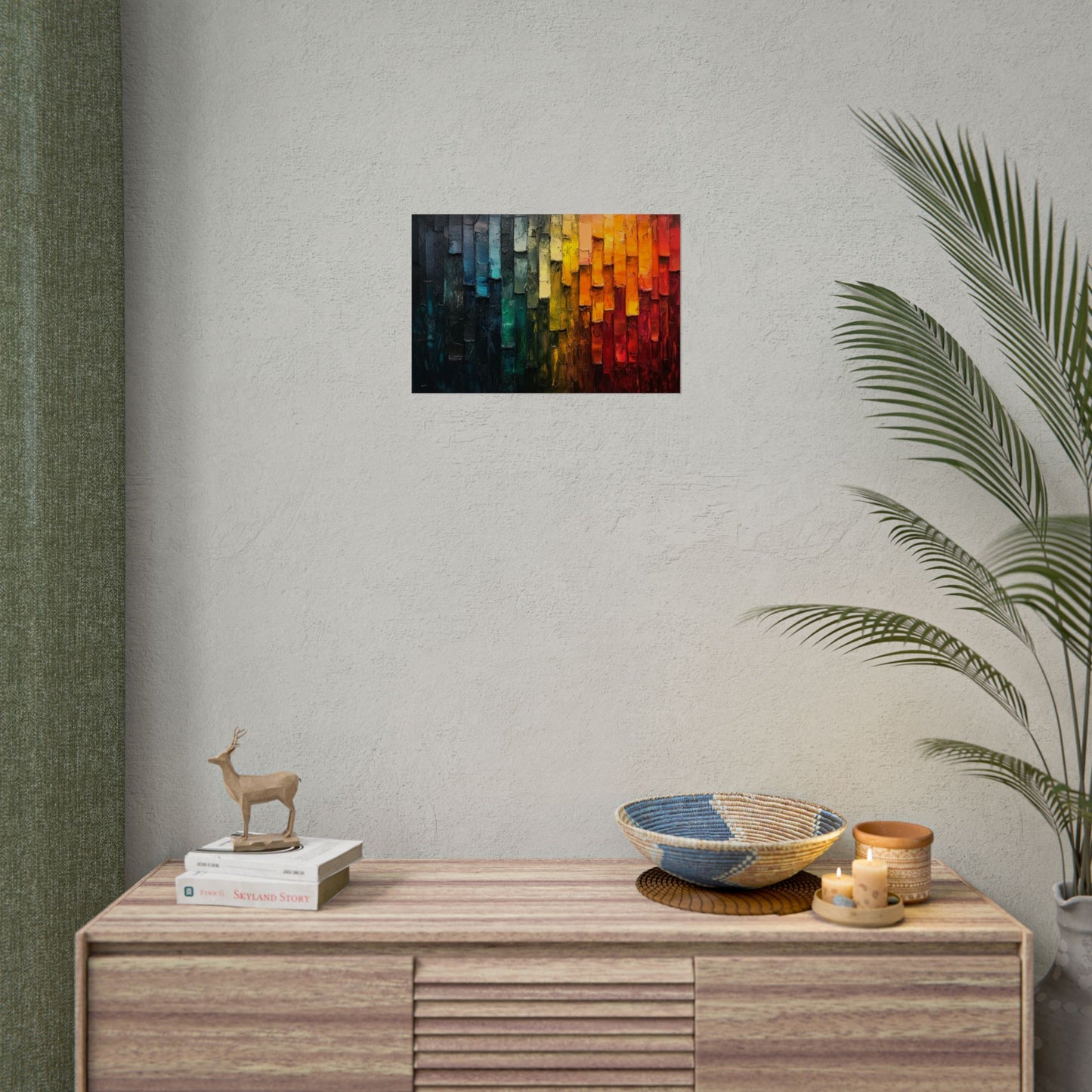 Abstract Color Strips - Premium Art Print