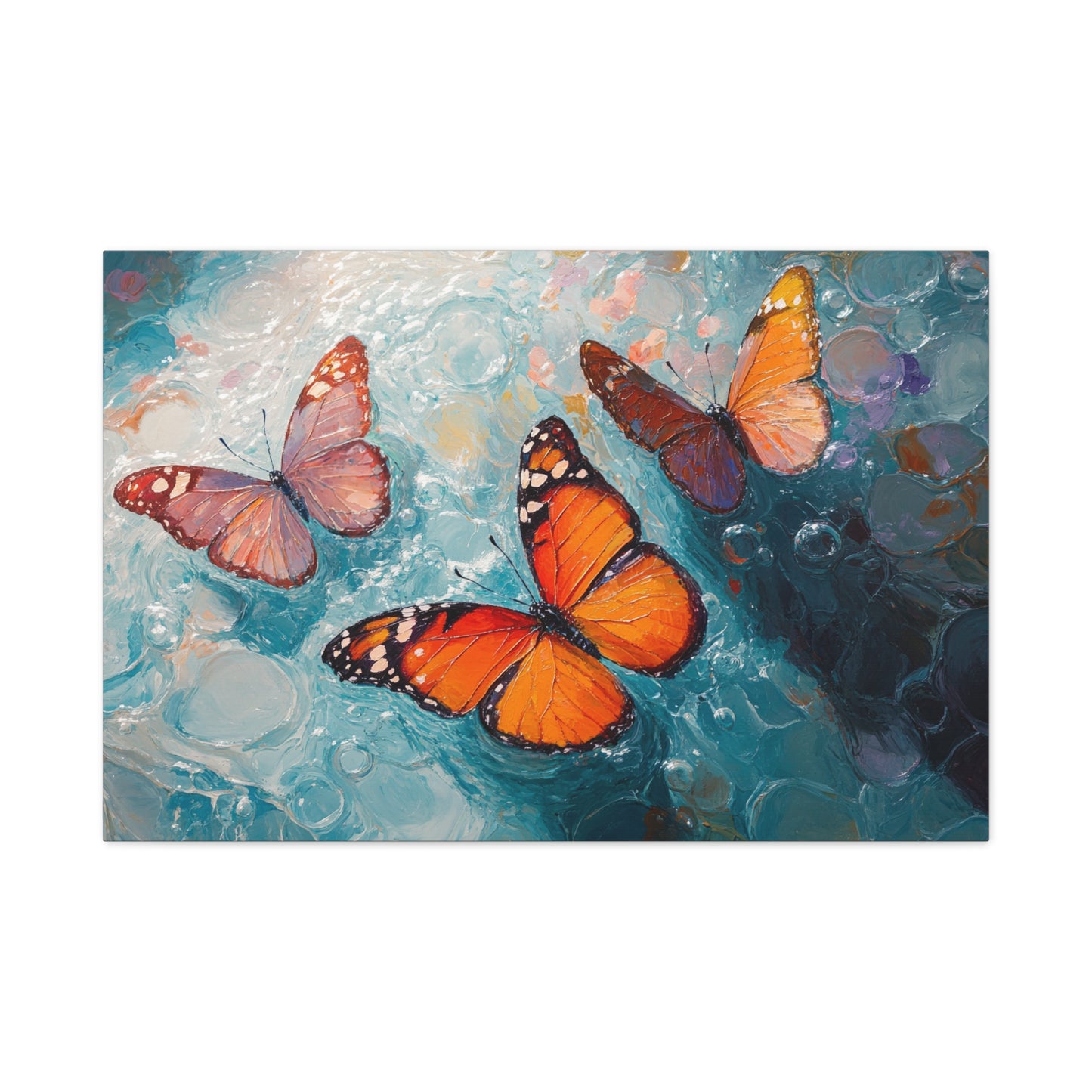 Abstract 3 Butterfly Art - Canvas