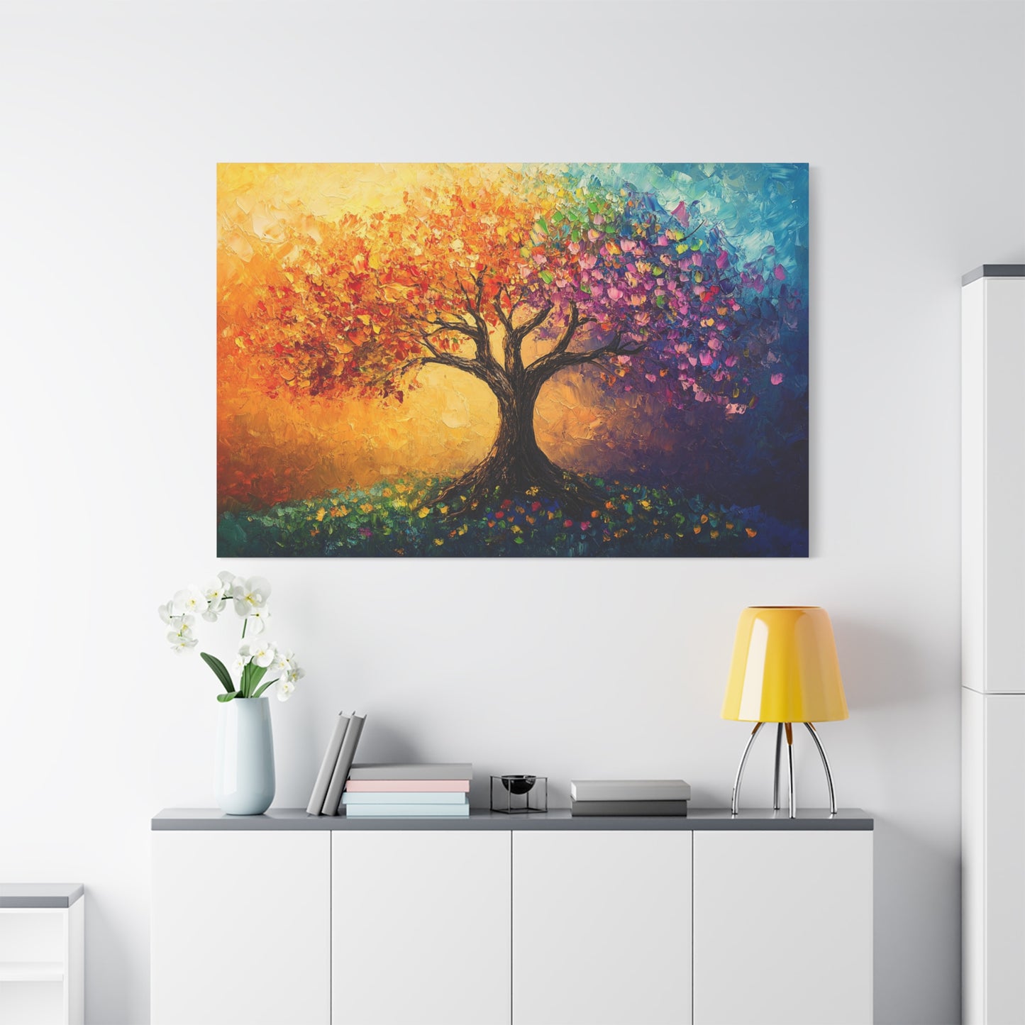 The Tree Of Colors - Canvas