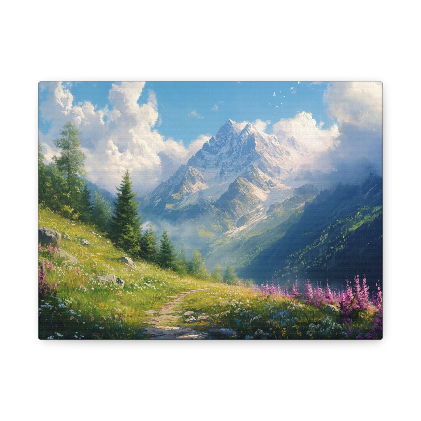 The Path Through The Mountains - Canvas