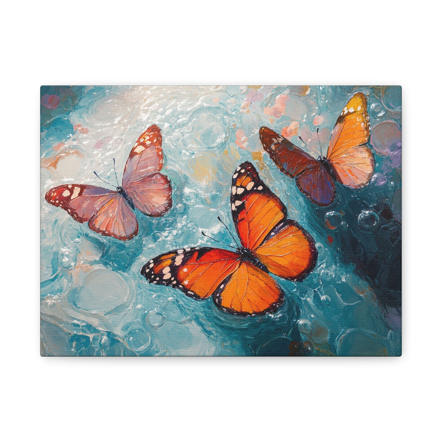 Abstract 3 Butterfly Art - Canvas