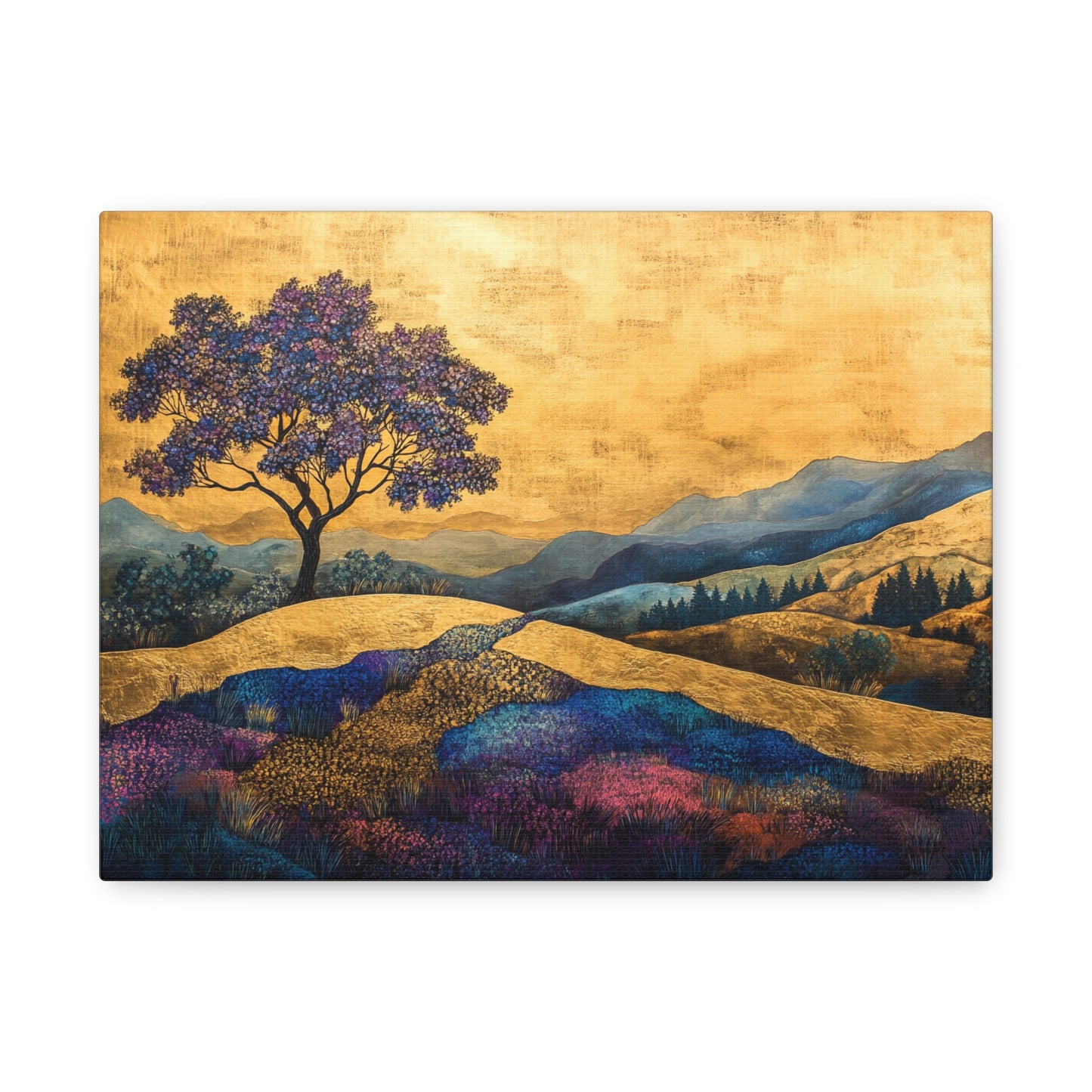 Gold Leaf Hills Landscape - Canvas