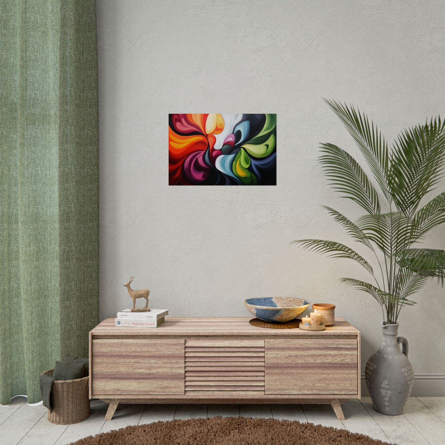Beautiful Tones Abstract Art - Premium Art Print