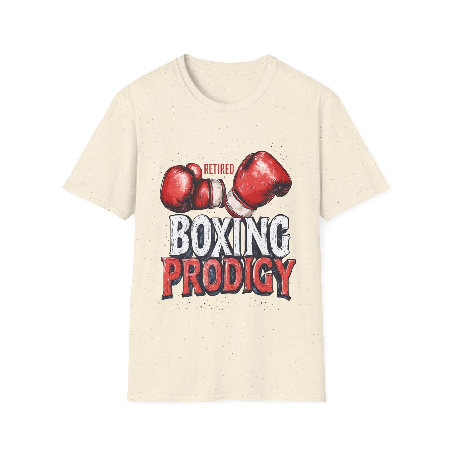 Retired Boxing Prodigy, Unisex Softstyle T-Shirt