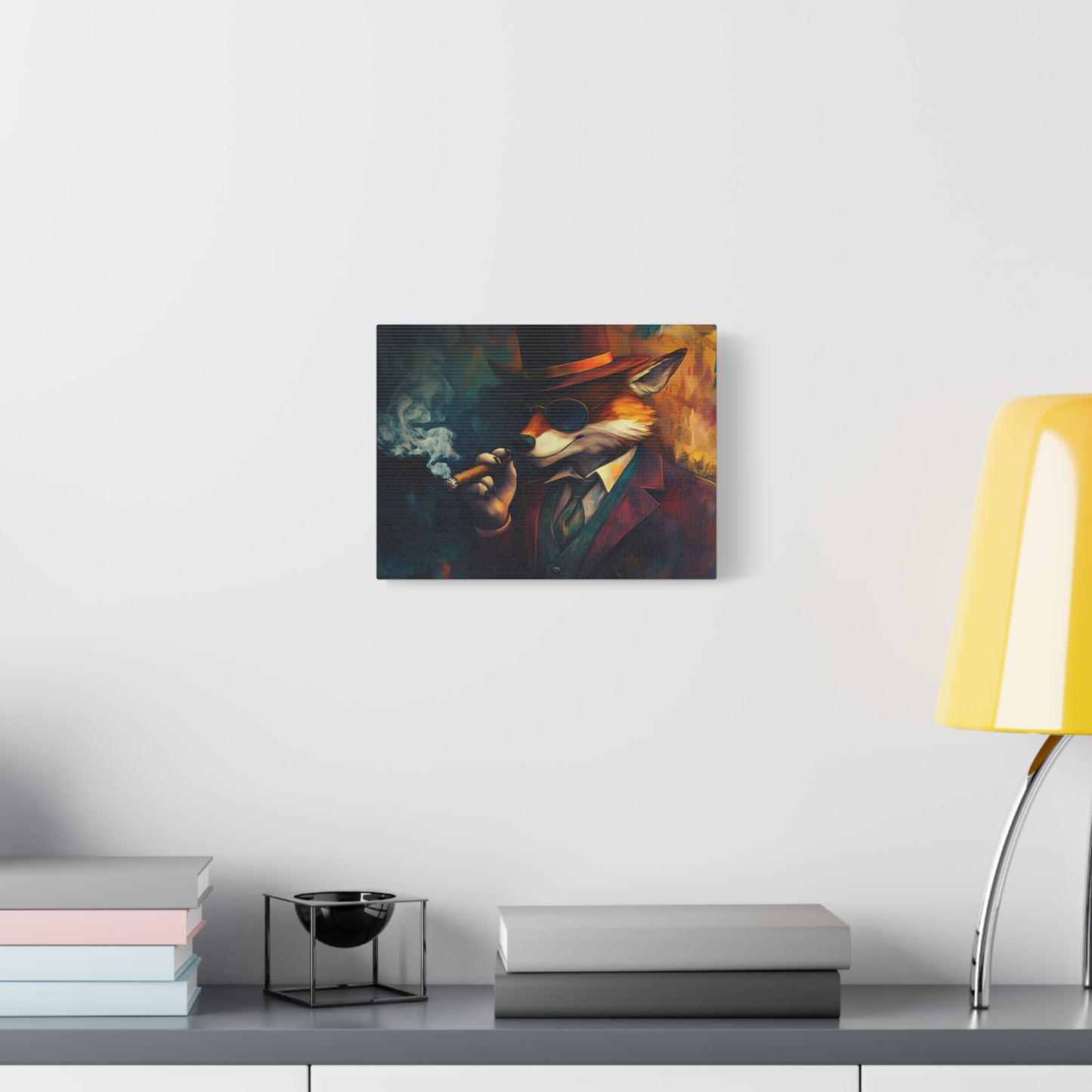 Gangster Fox Art - Canvas