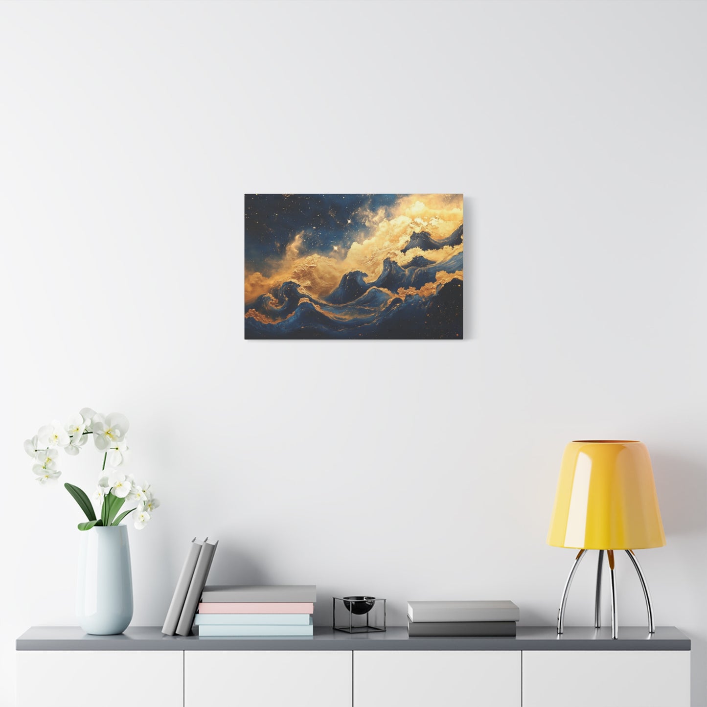 Gold Leaf Star Nursery - Canvas