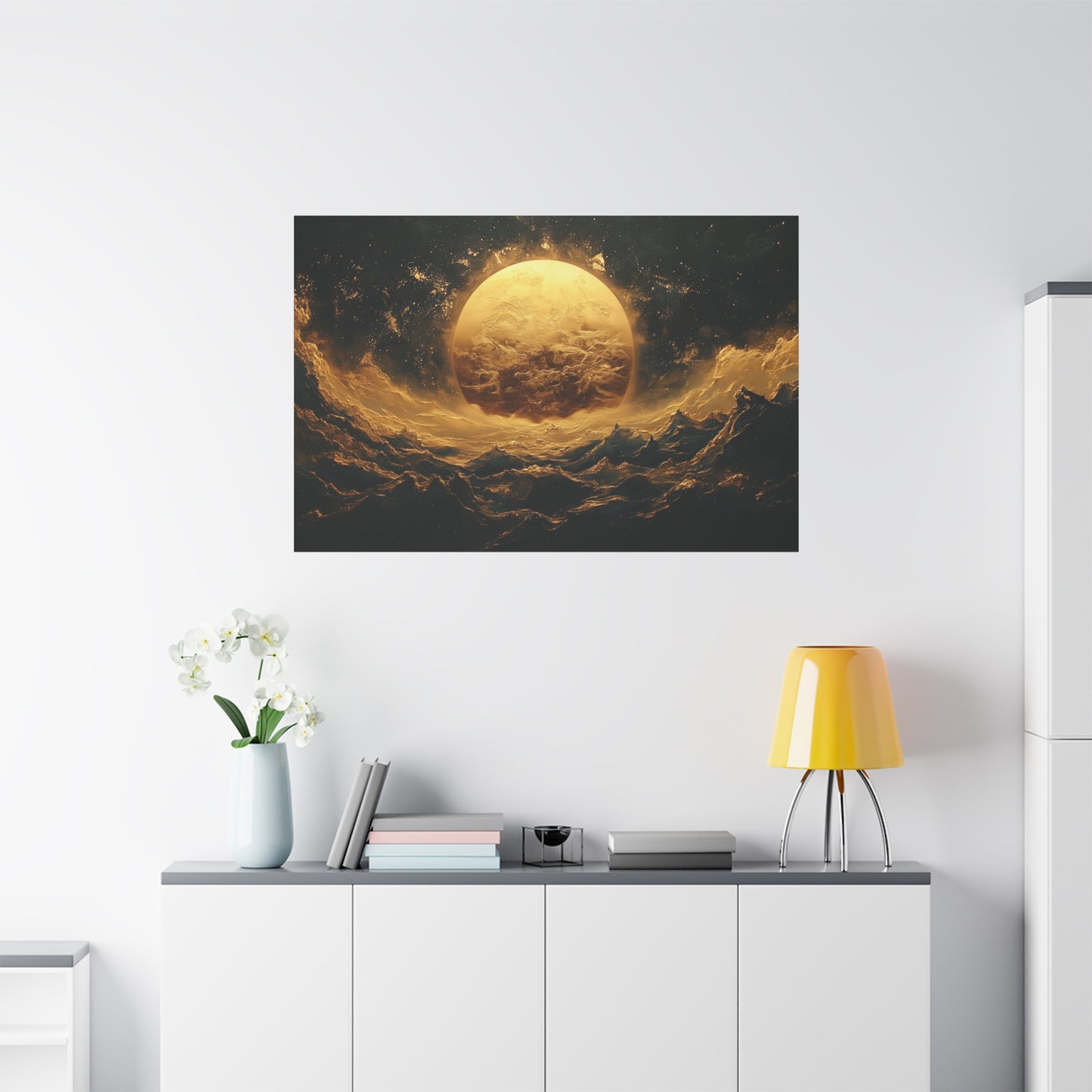 Gold Leaf Celestial View - Canvas