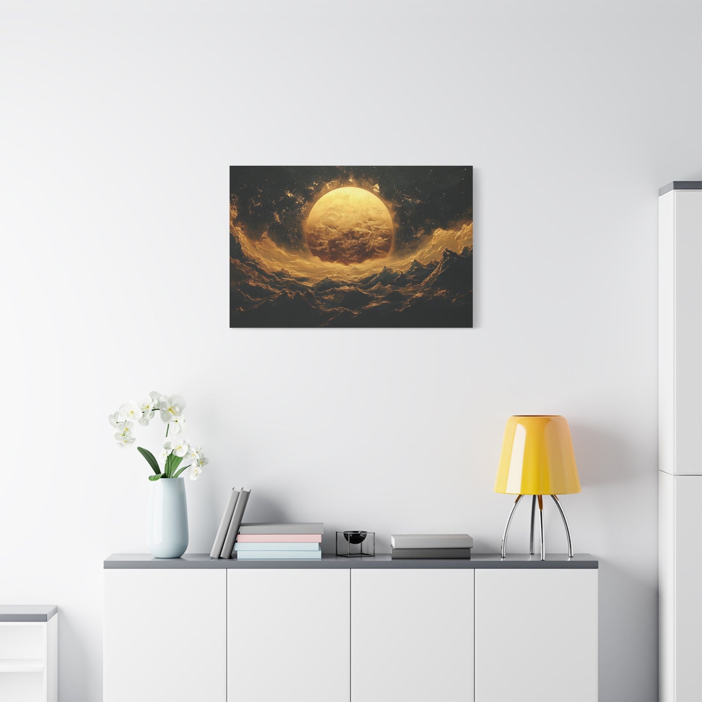 Gold Leaf Celestial View - Canvas